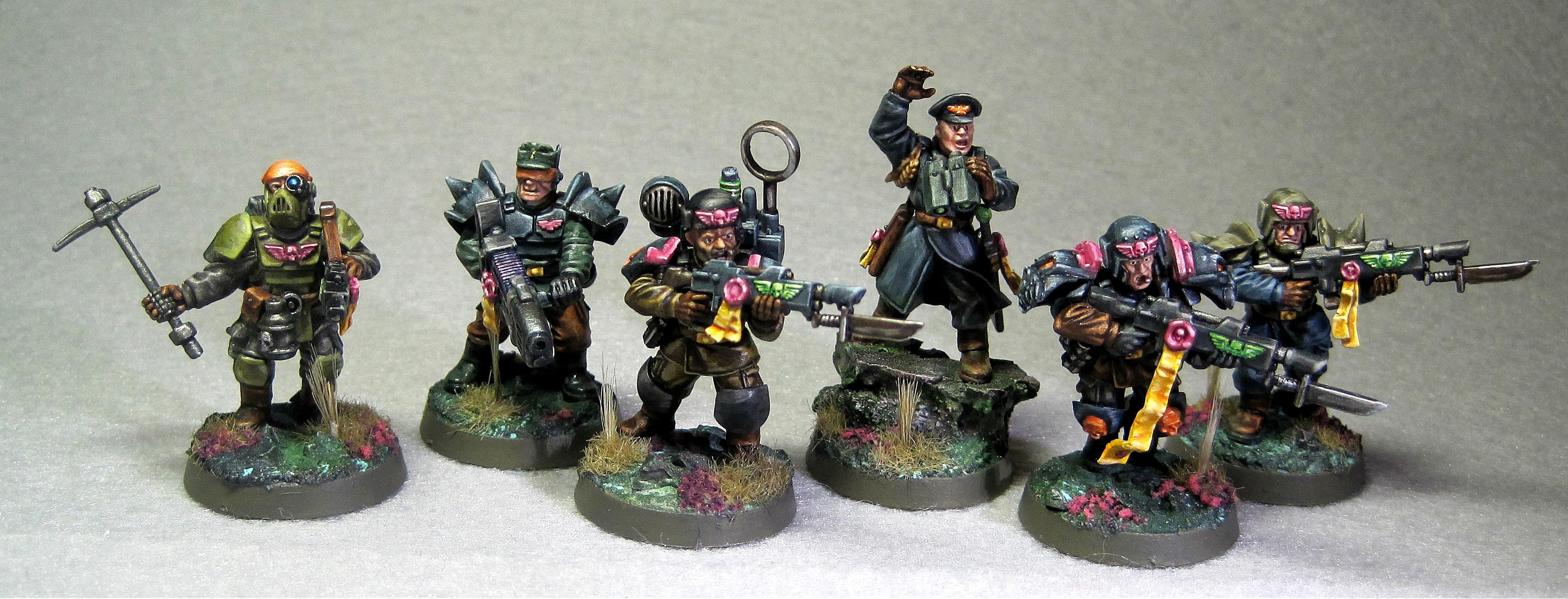 Imperial Guard, Inducted, Inquisitor, Red Shirt, Veteran, Warhammer 40,000
