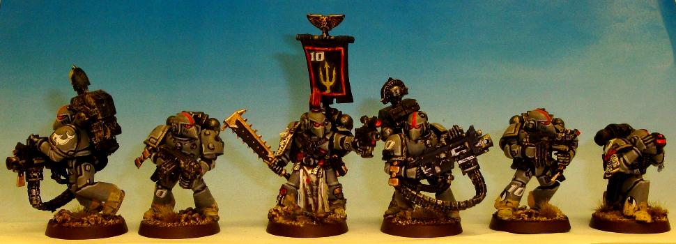 Carcharodons, Devastator, Heavy Weapon, Space Marines, Space Sharks