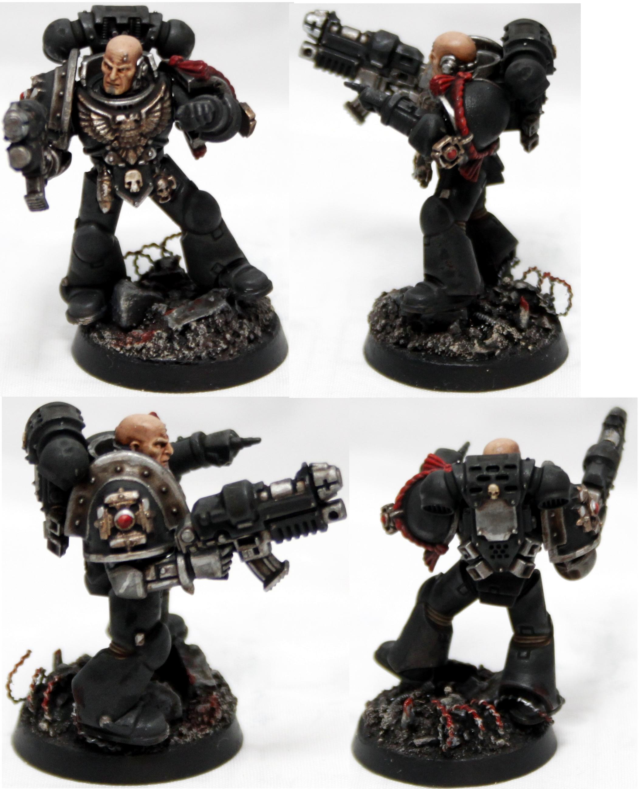 Iron Hands, Sergeant, Space Marines, Tactical