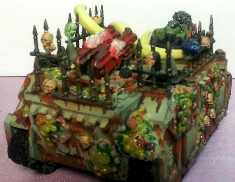nurgle rhino work n progress