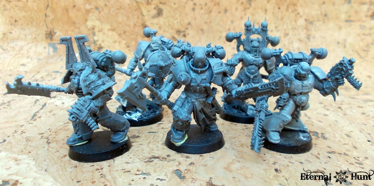 Berserkers, Chaos, Chaos Space Marines, Chosen, Conversion, Khorne ...