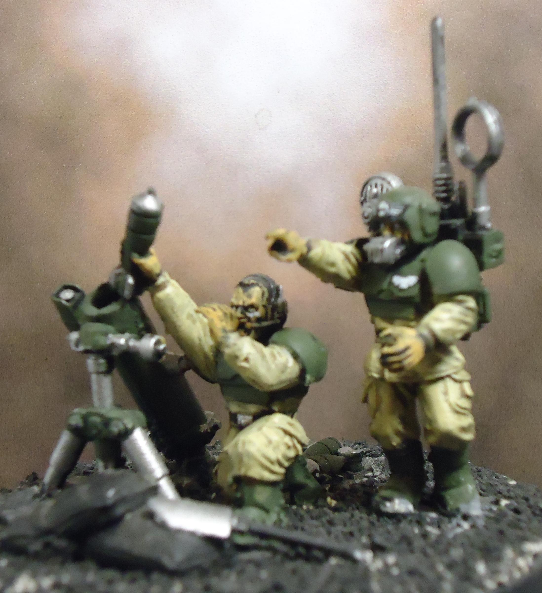 Astra Militarum, Heavy Weapon Team, Imperial Guard, Mortar
