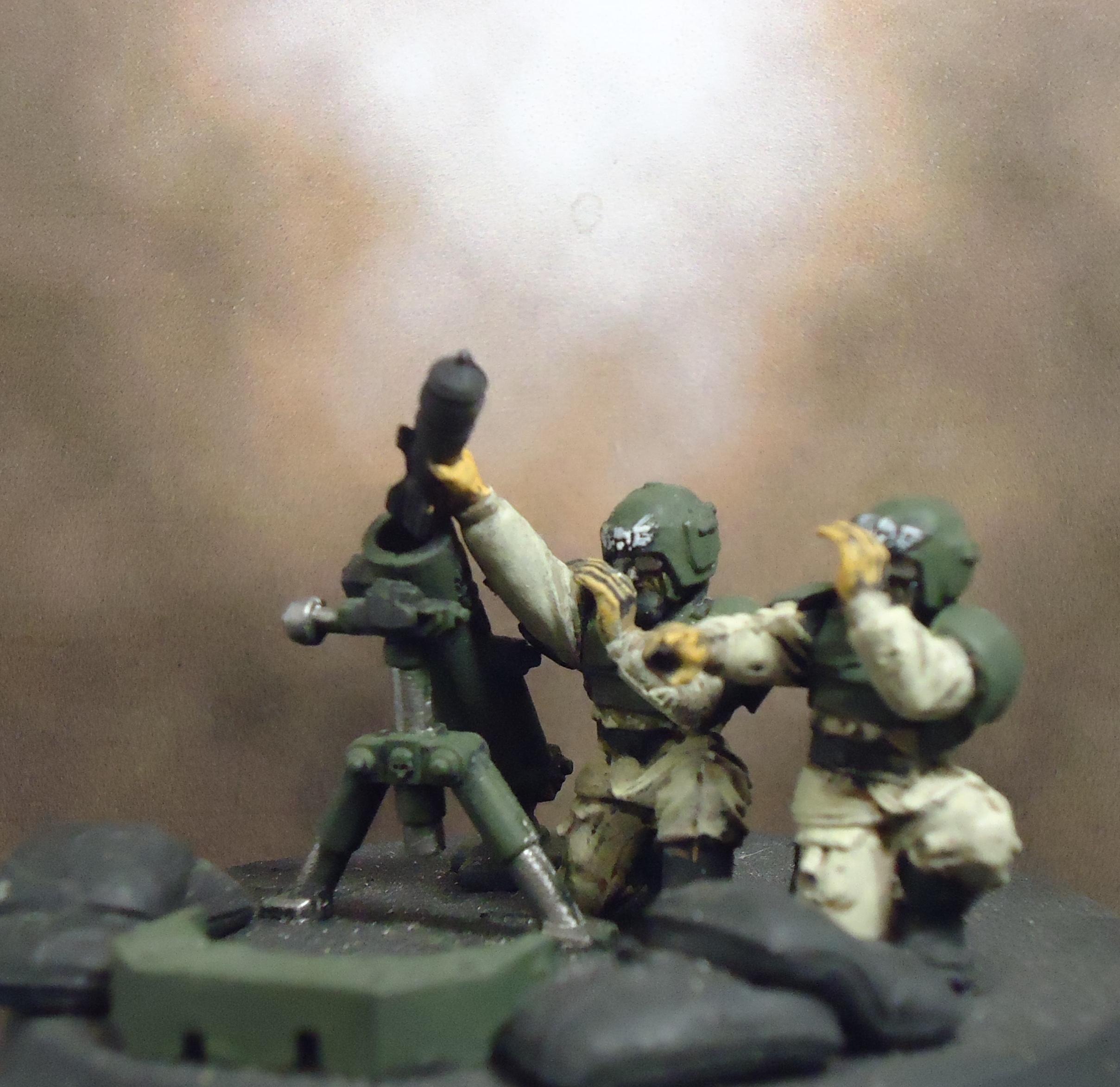 Heavy Weapon Team, Imperial Guard, Mortar