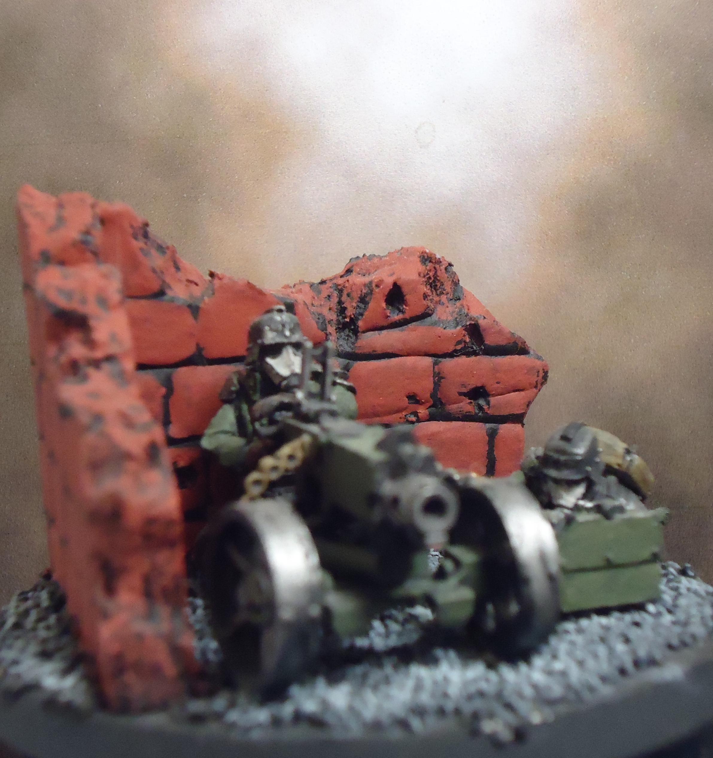 Death Corps Of Kreig, Heavy Bolter, Heavy Weapon Team, Imperial Guard