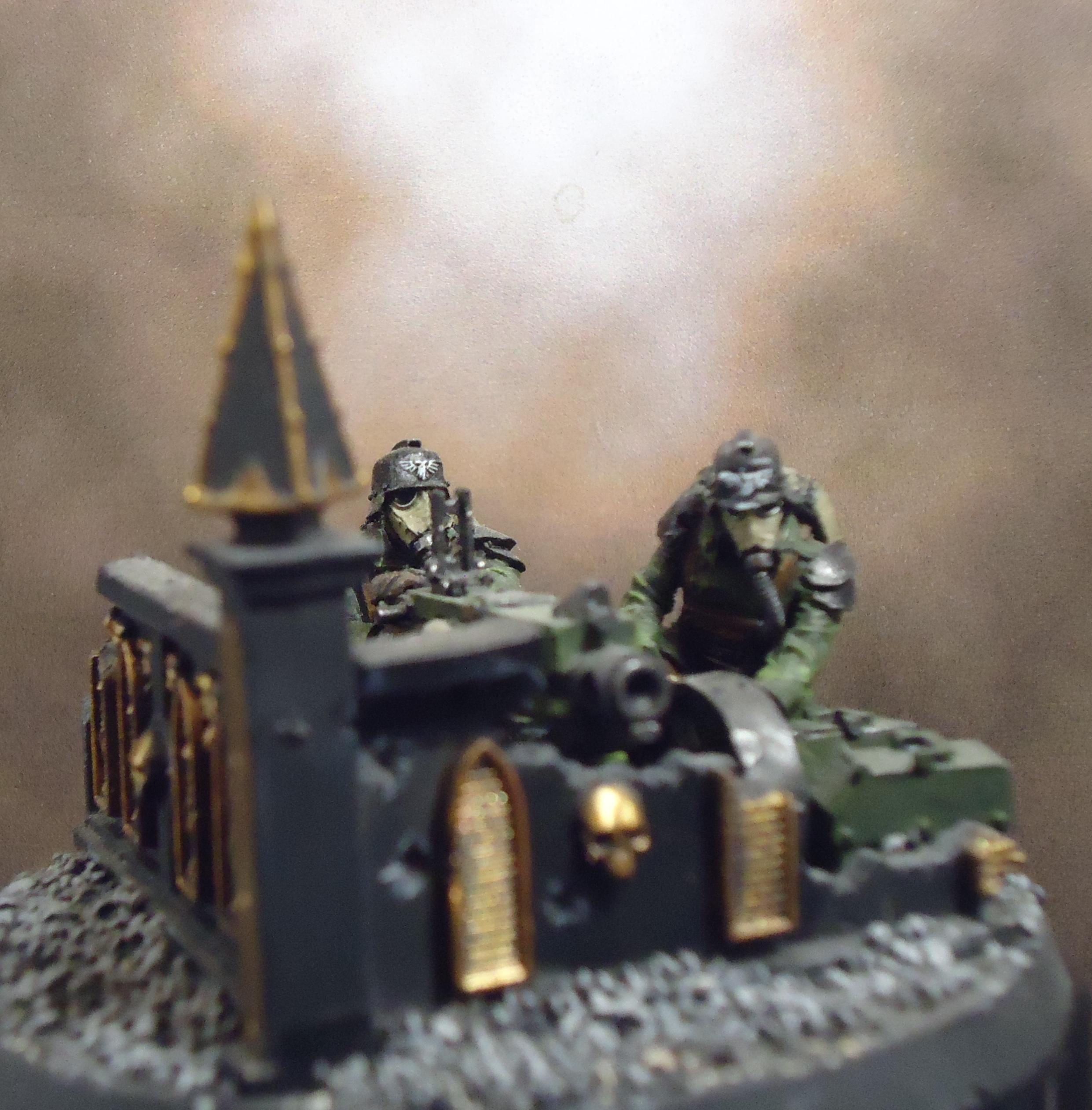 Death Corps Of Kreig, Heavy Bolter, Heavy Weapon Team, Imperial Guard