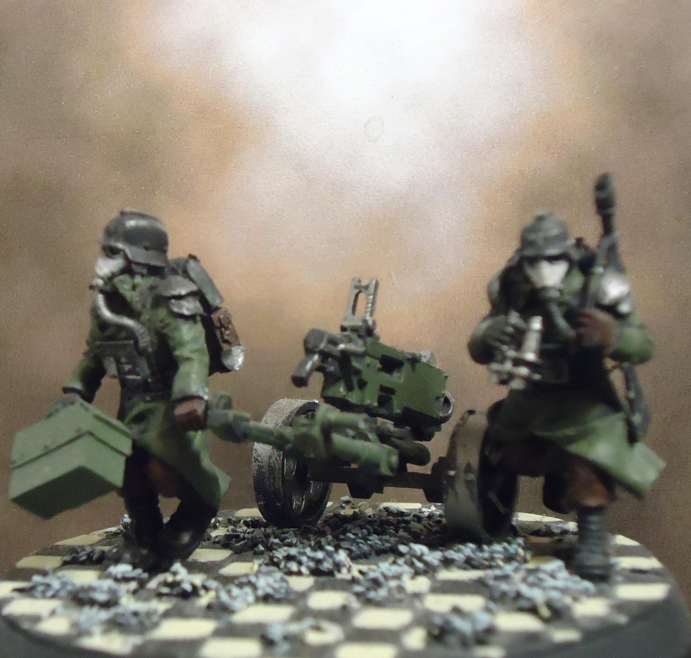 Death Corps Of Kreig, Heavy Bolter, Heavy Weapons Team, Imperial Guard