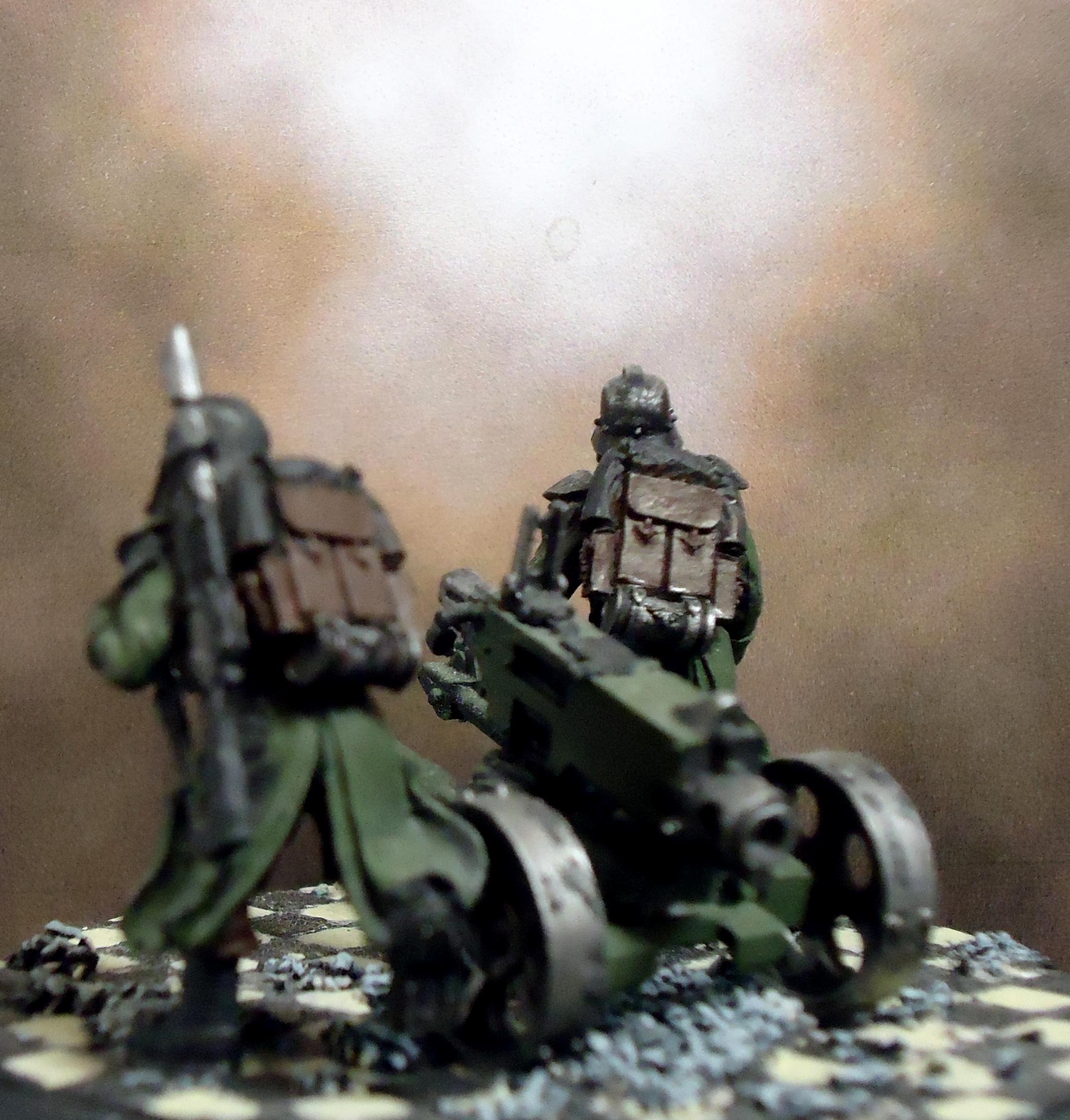 Death Corps Of Kreig, Heavy Bolter, Heavy Weapons Team, Imperial Guard
