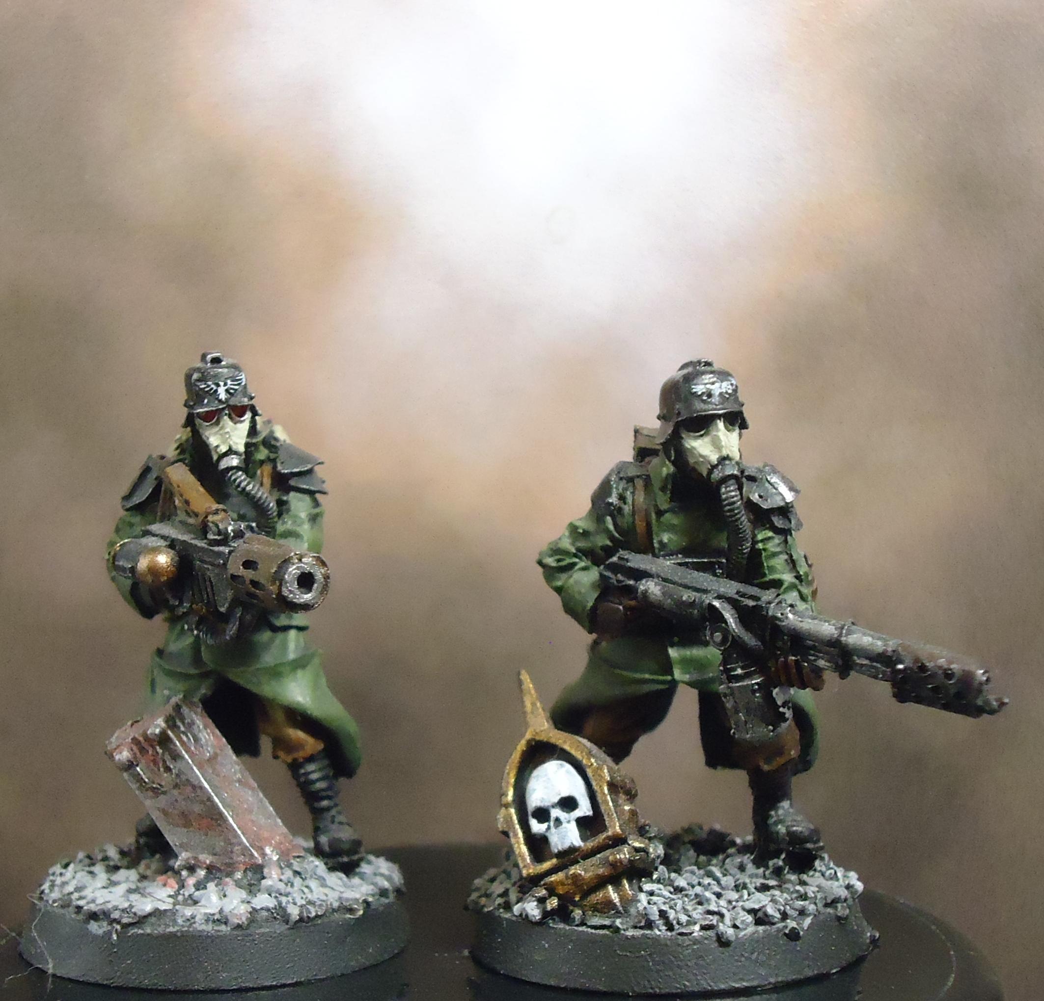 Death Corps Of Kreig, Flamer, Imperial Guard, Meltagun
