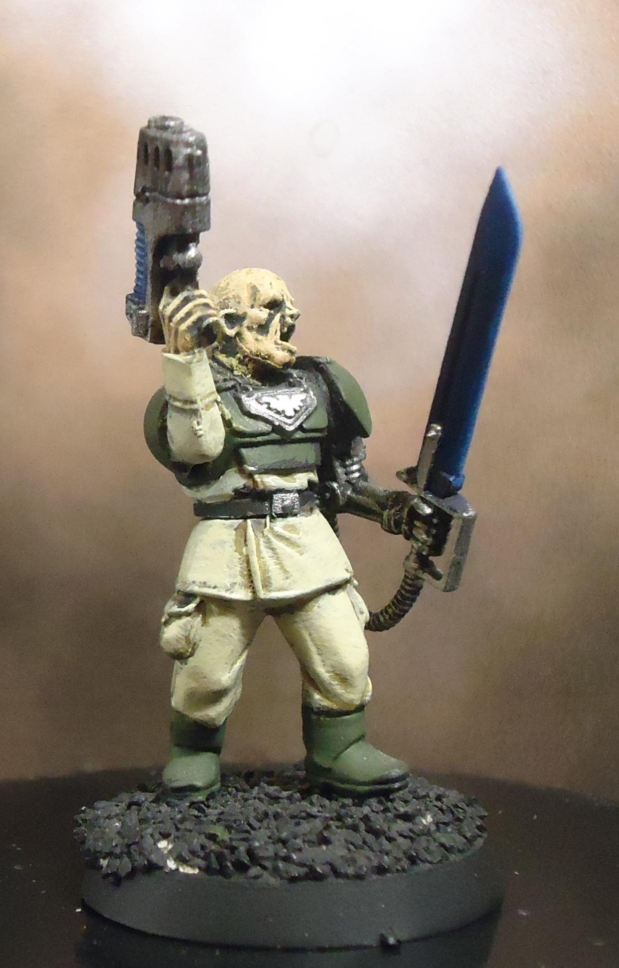 Cadians, Imperial Guard, Plasma Pistol, Power Weapon