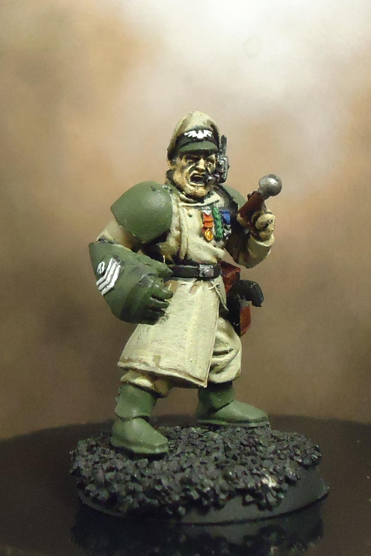 Cadians, Imperial Guard, Power Fist, Swagger Stick