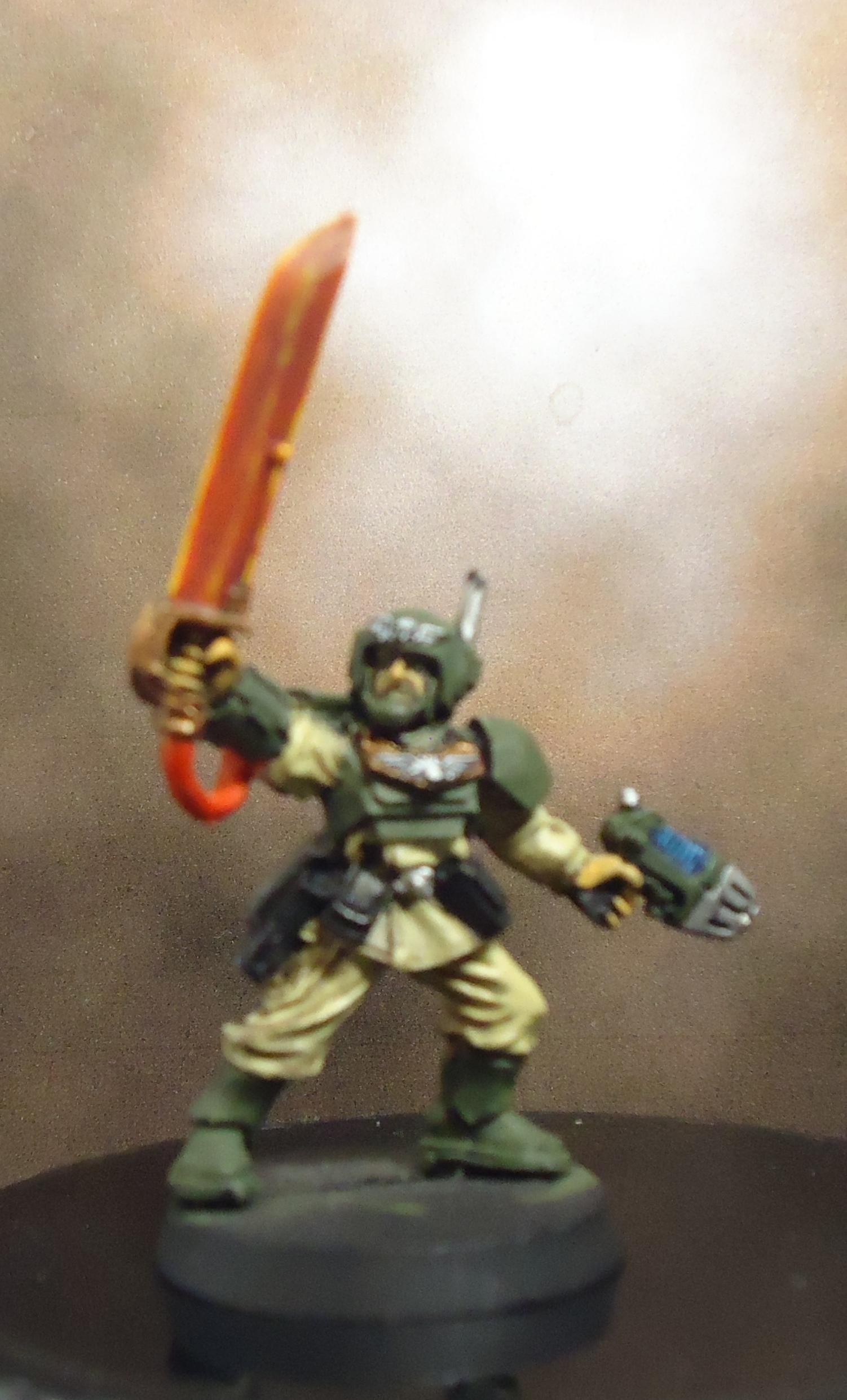 Cadians, Imperial Guard, Plasma Pistol, Power Weapon