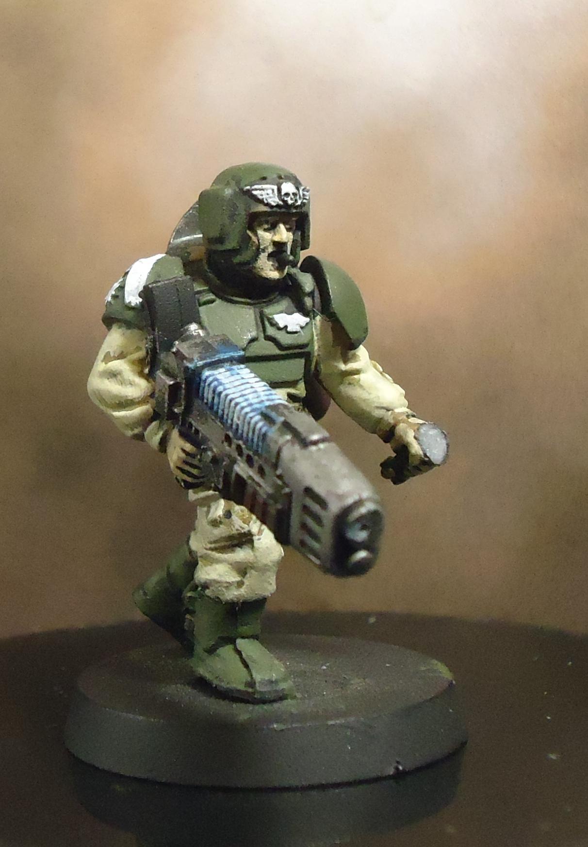 Cadians, Imperial Guard, Plasma Gunner