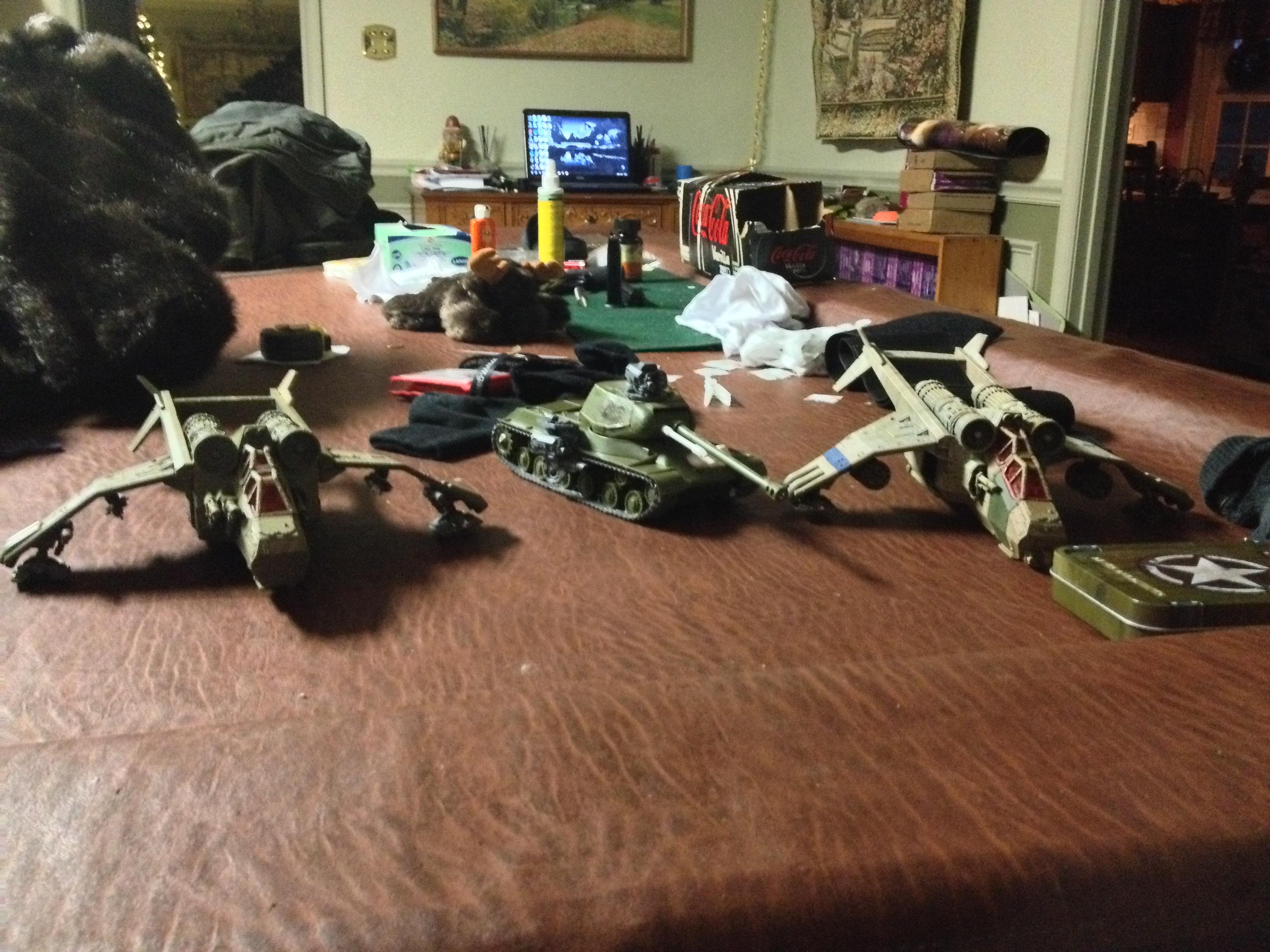 Valhallan superheavy section and the Brimlock (ch)air force!