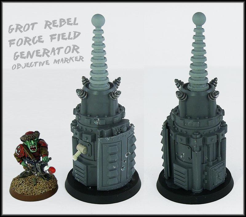 Fortification, Goblins, Gretchin, Grot Rebelz, Grots, Looted, Orks, Stronghold Assault, Void Shield Generator