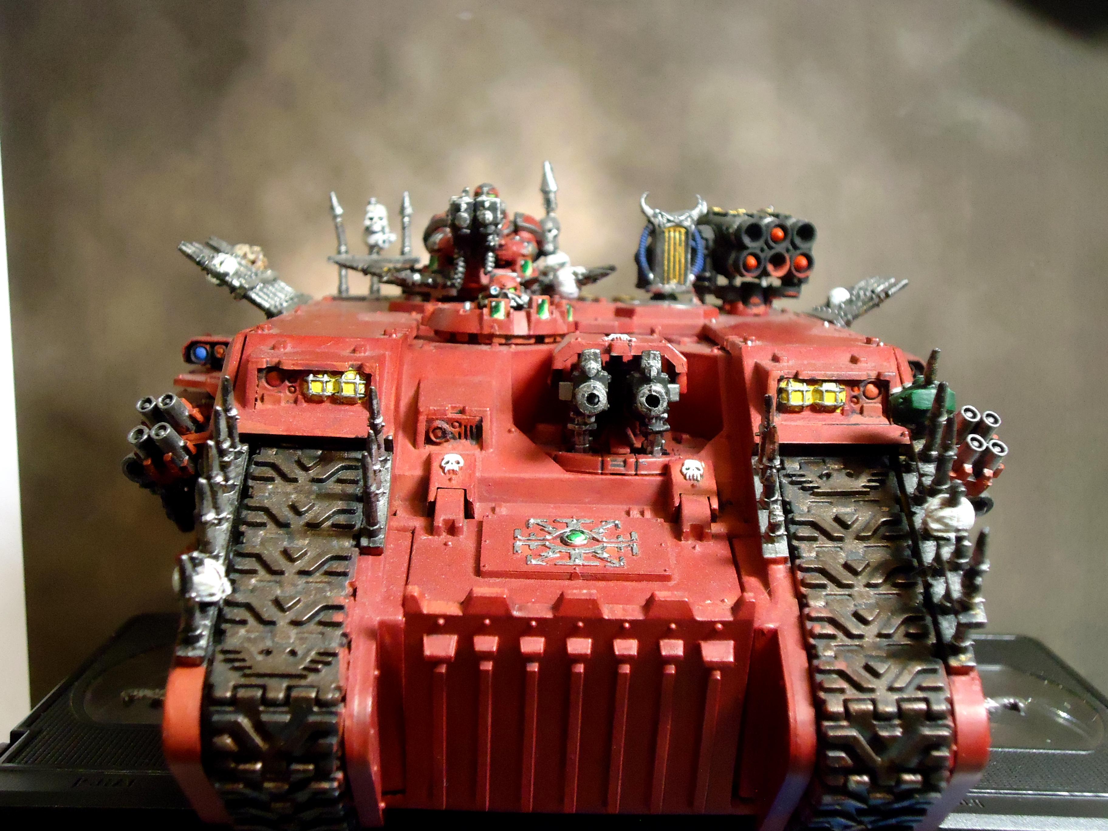 Chaos, Land Raider, Spikey, Tank, Wordbearers - landraider front ...