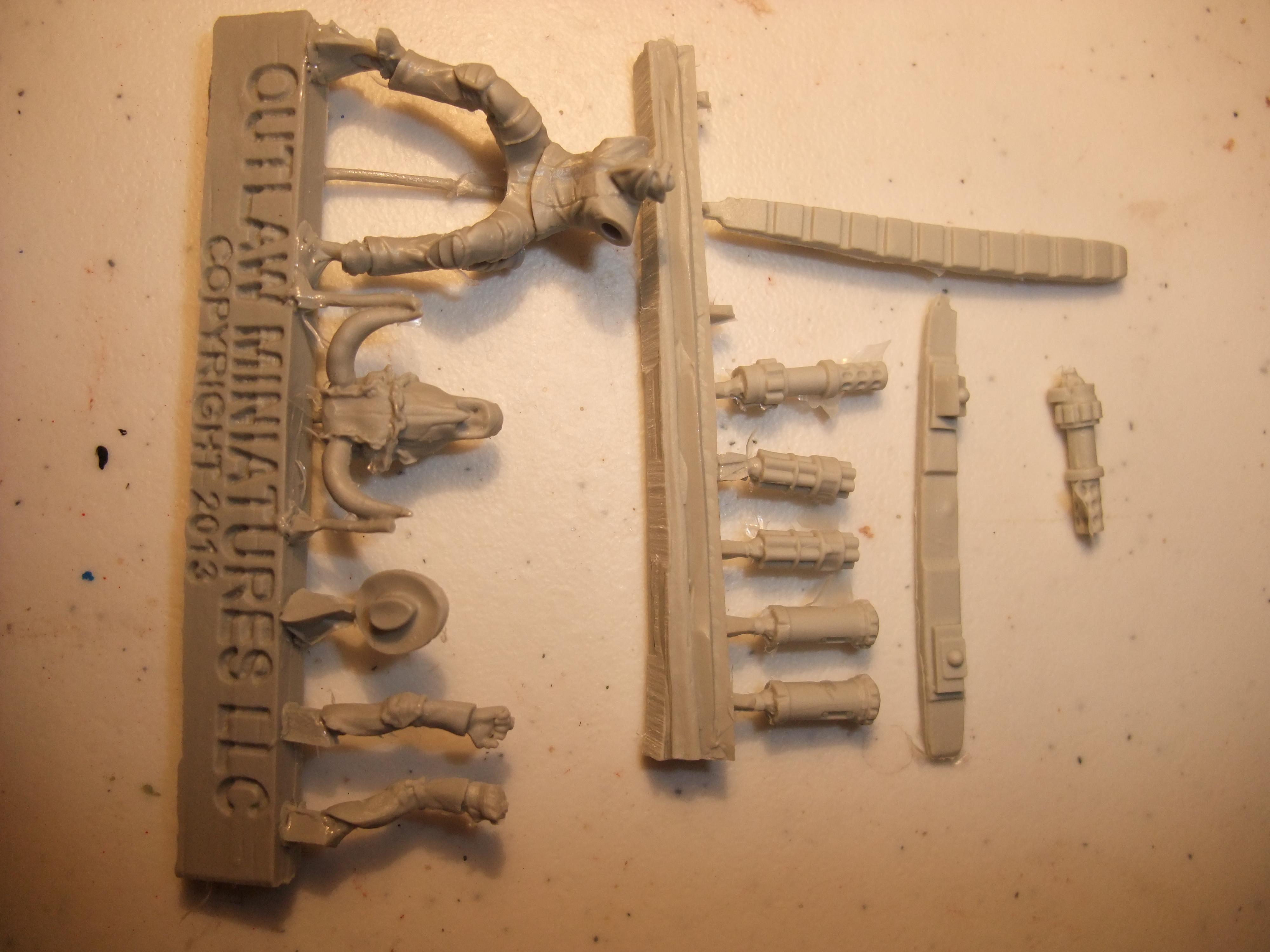 Iron Horse, Iron Horse Rider, Kickstarter, Outlaws, Sprues, Unboxing, Wild West Exodus, Wwx