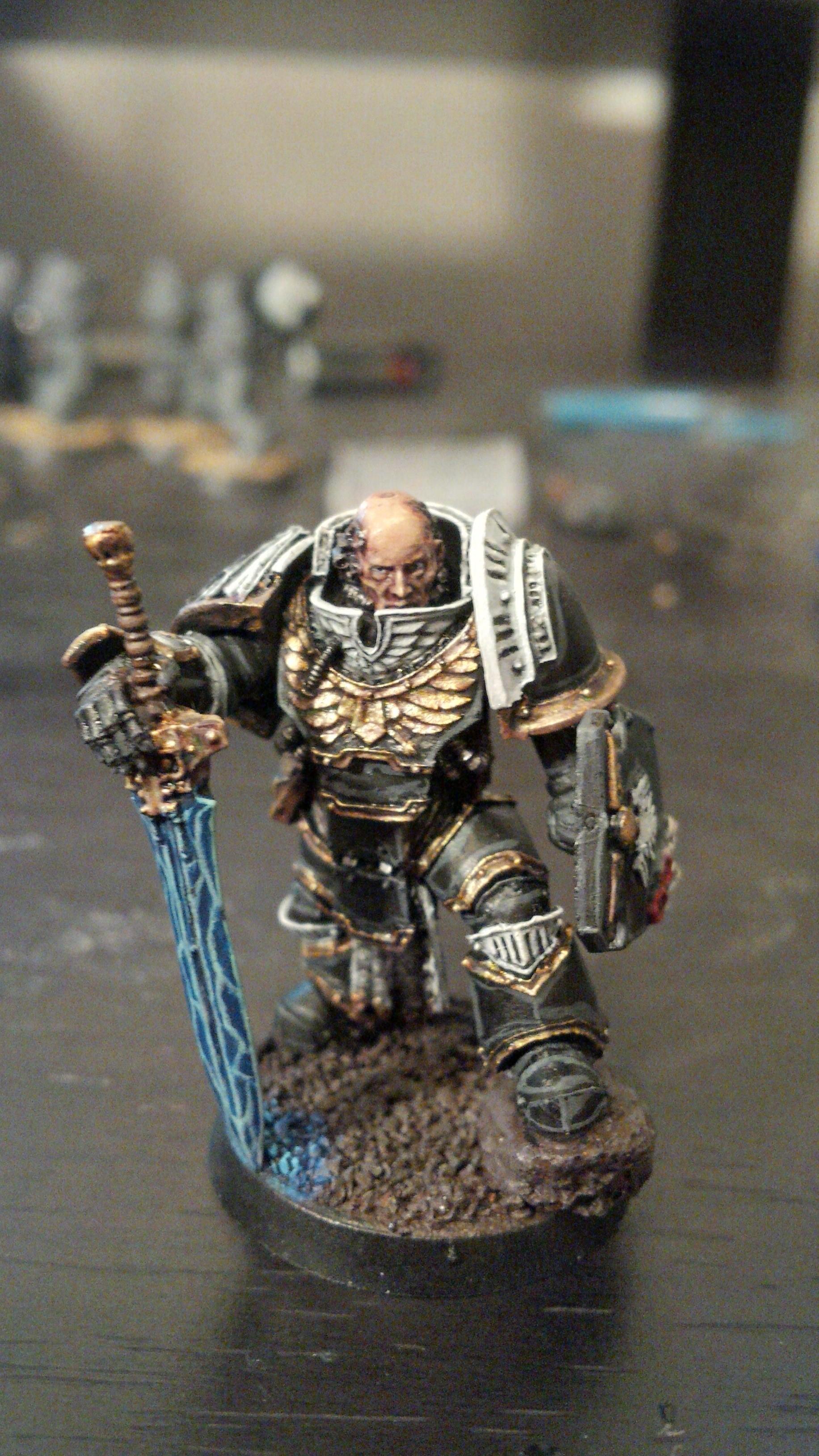 Black, Chapter Master, Jump Pack, Lightning, Praetor, Raven Guard, Space Marines