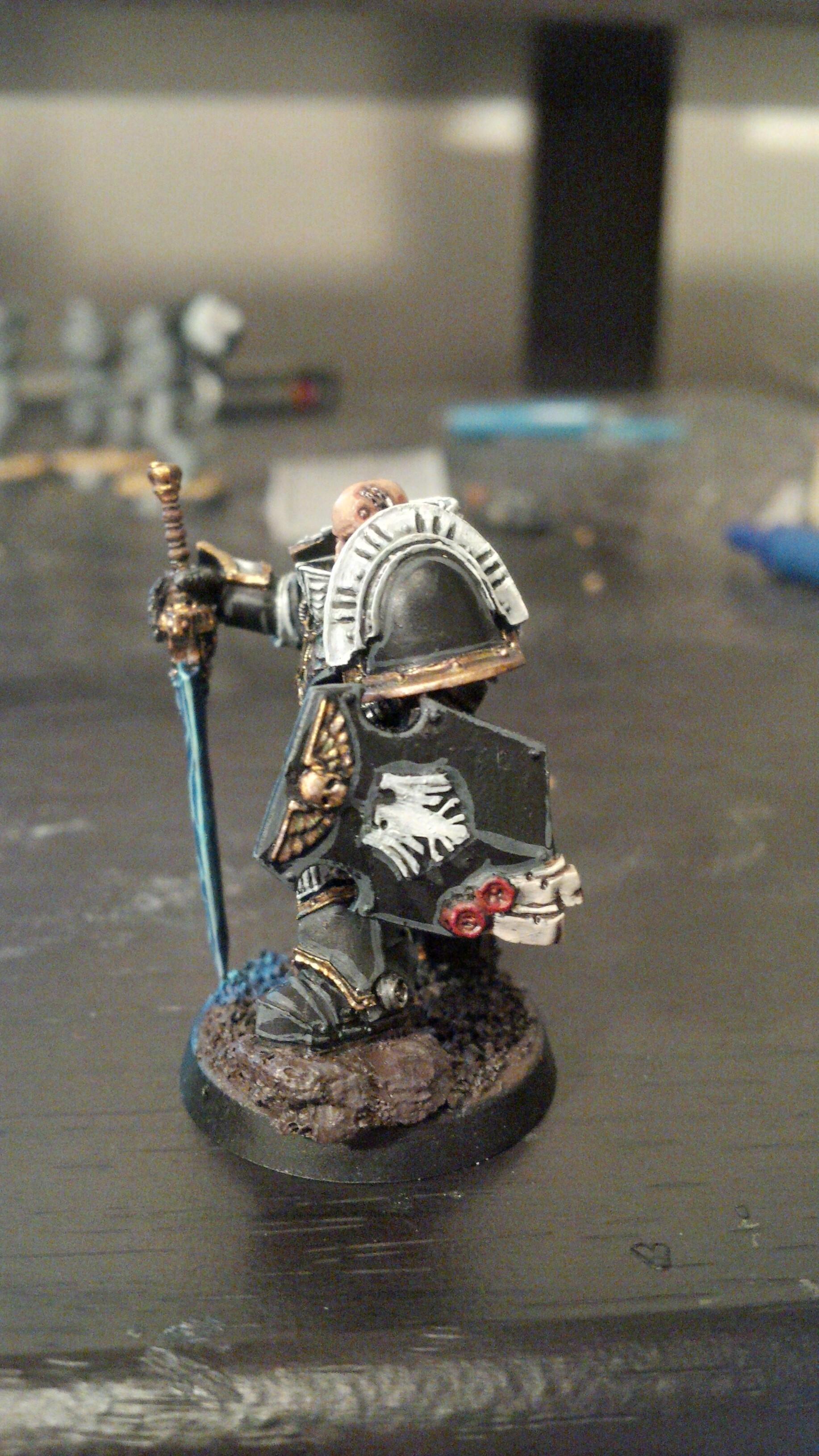 Black, Chapter Master, Jump Pack, Lightning, Praetor, Raven Guard, Space Marines