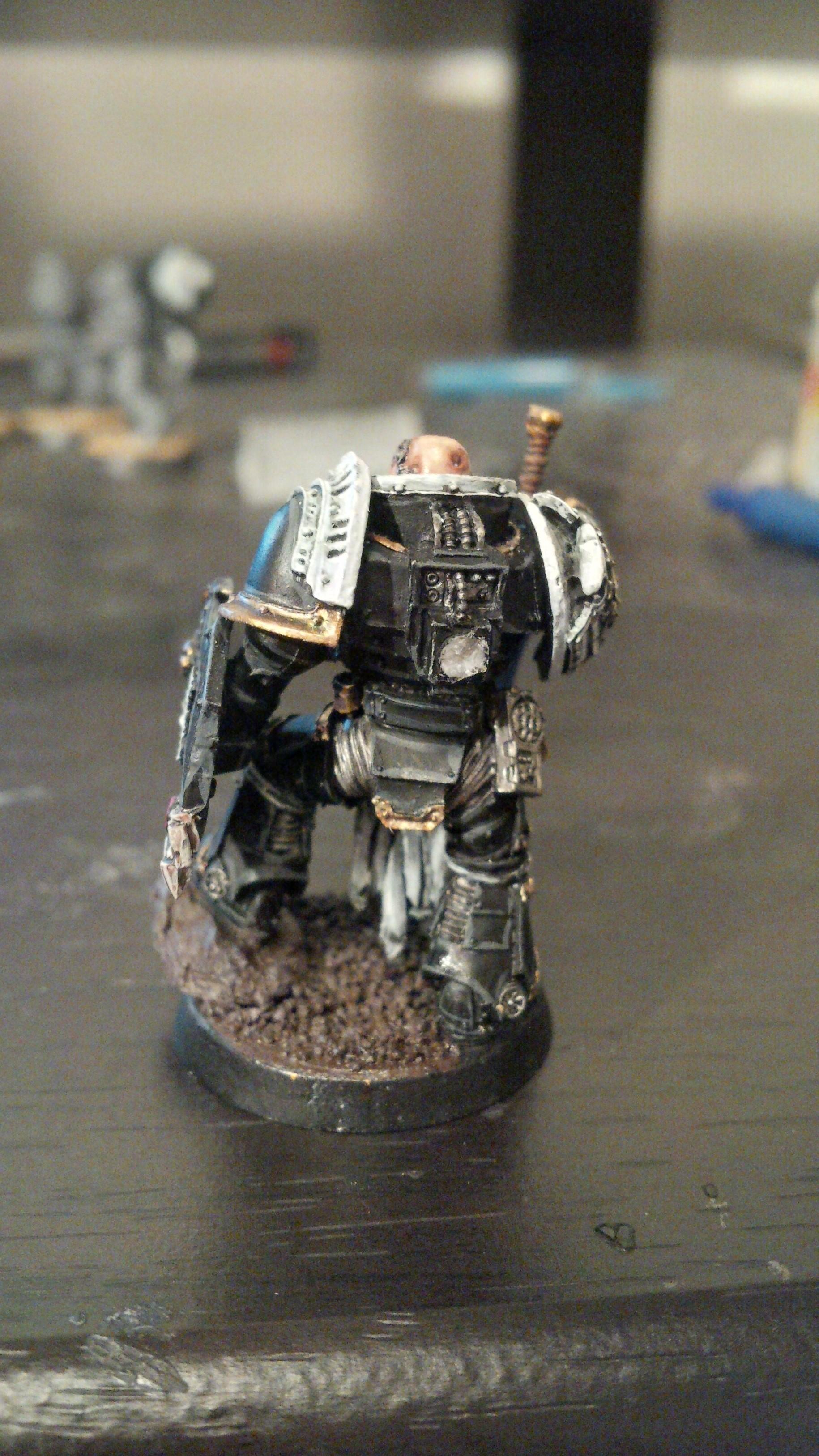 Black, Chapter Master, Jump Pack, Lightning, Praetor, Raven Guard, Space Marines