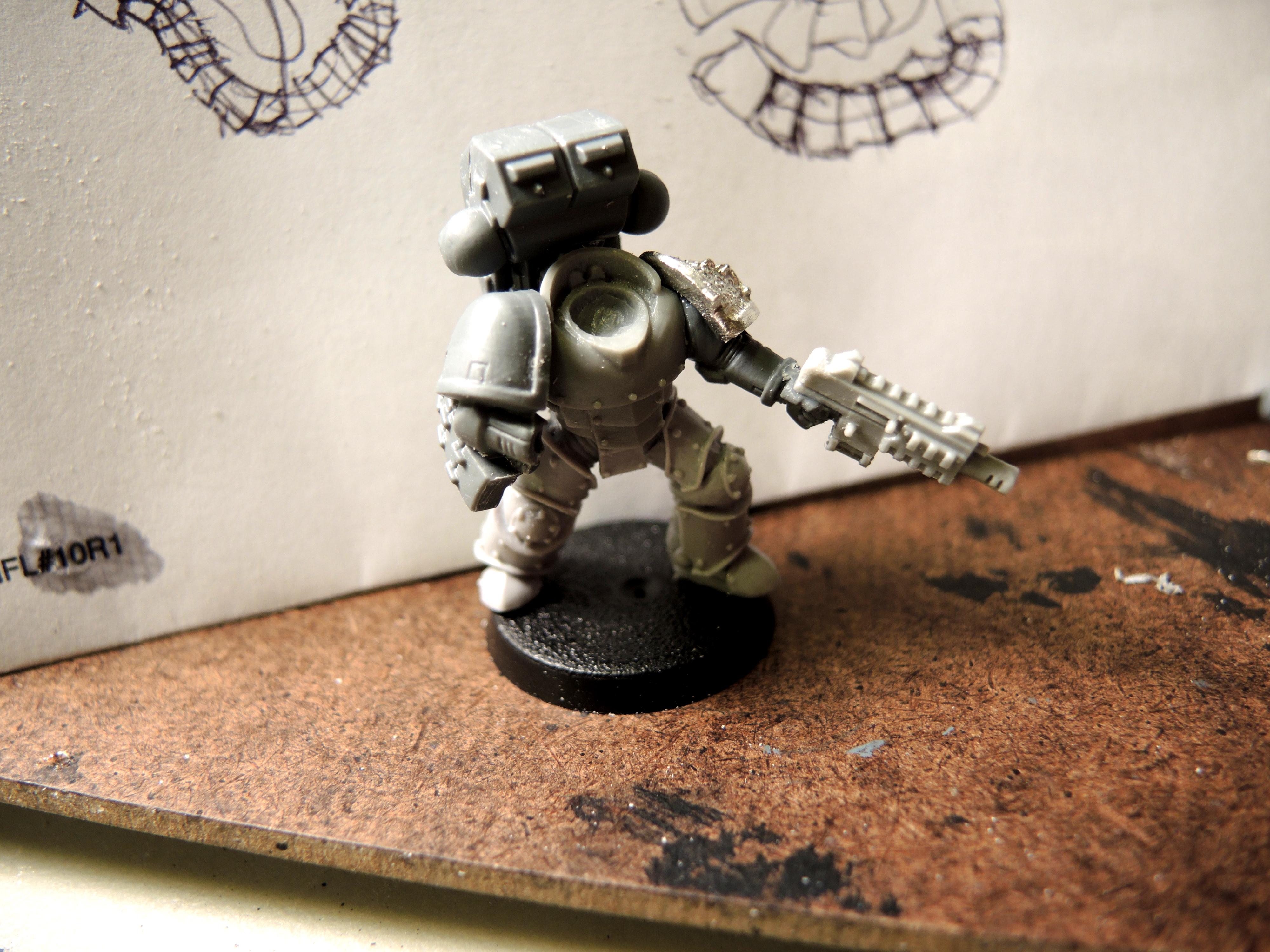 Aeonic Legion, Cerberus Pattern Stormbolter, Conversion, Deathwatch, Space Marines, Tactical, Yusuf