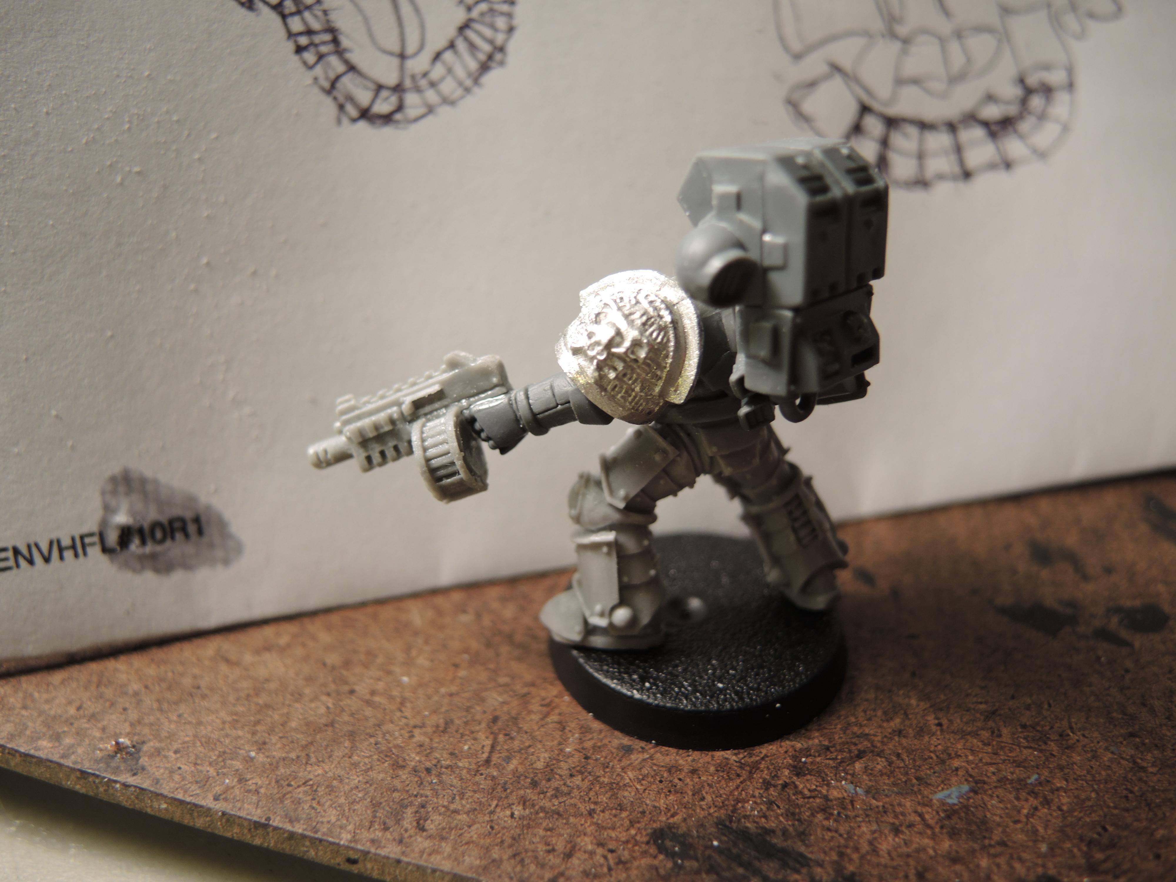 Aeonic Legion, Cerberus Pattern Stormbolter, Conversion, Deathwatch, Space Marines, Tactical, Yusuf