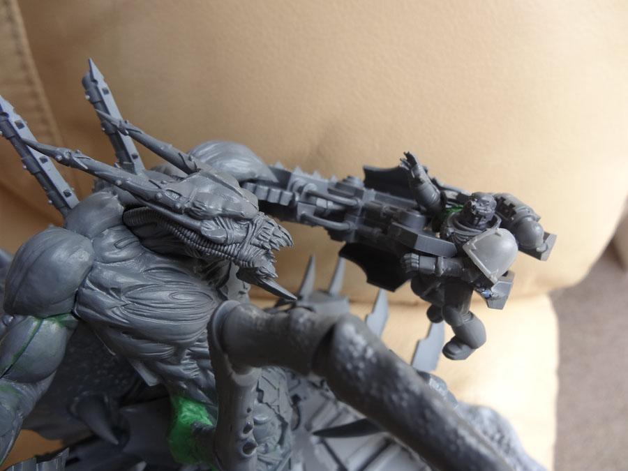 Chaos, Conversion, Daemons, Defiler, Space Marines, Vehicle