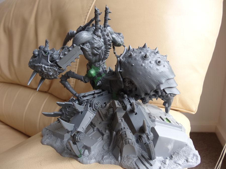 Chaos, Conversion, Daemons, Defiler, Space Marines, Vehicle