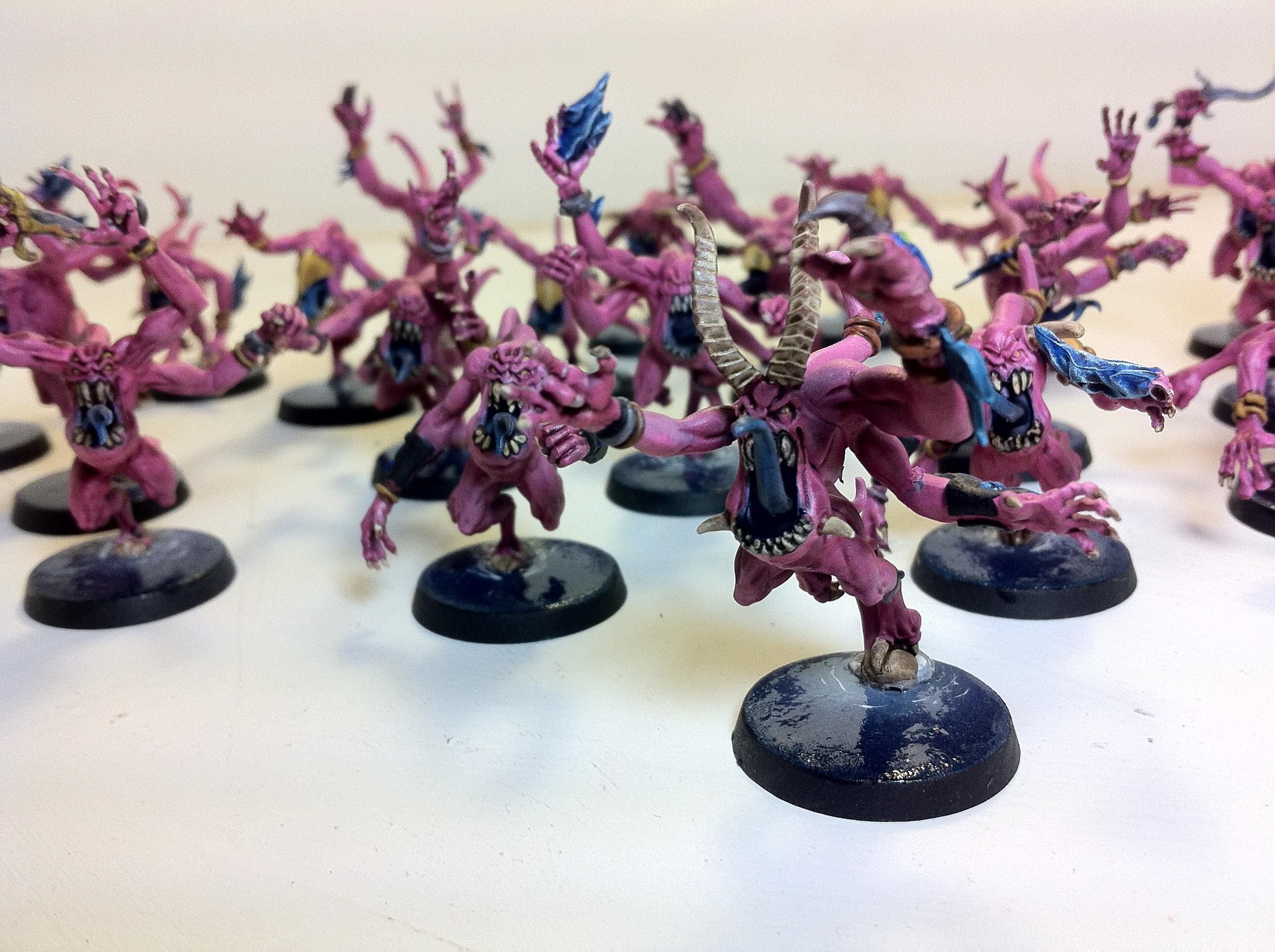 Airbrush, Chaos, Daemons, Pink Horror, Tzeentch