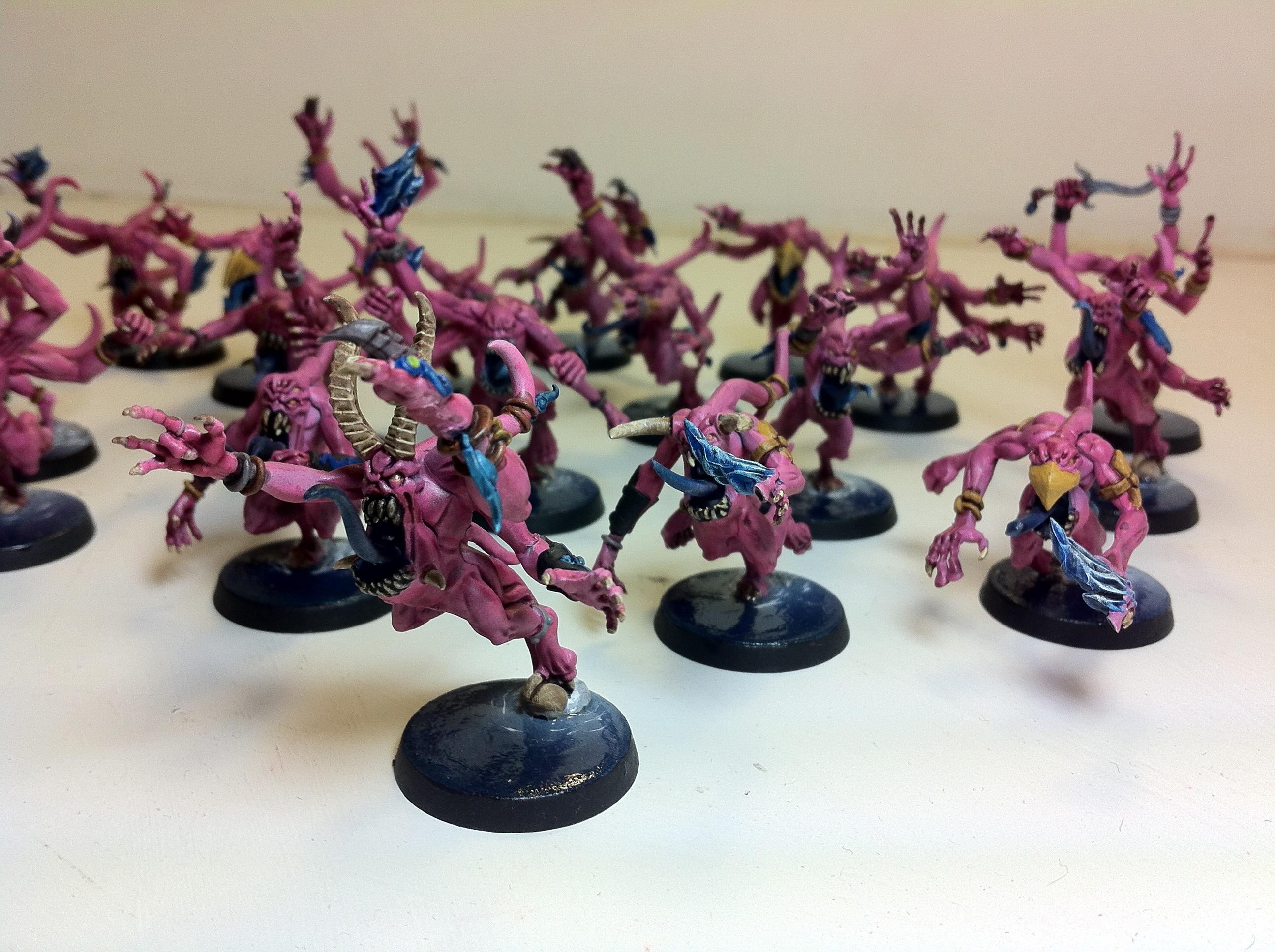 Airbrush, Chaos, Daemons, Pink Horror, Tzeentch