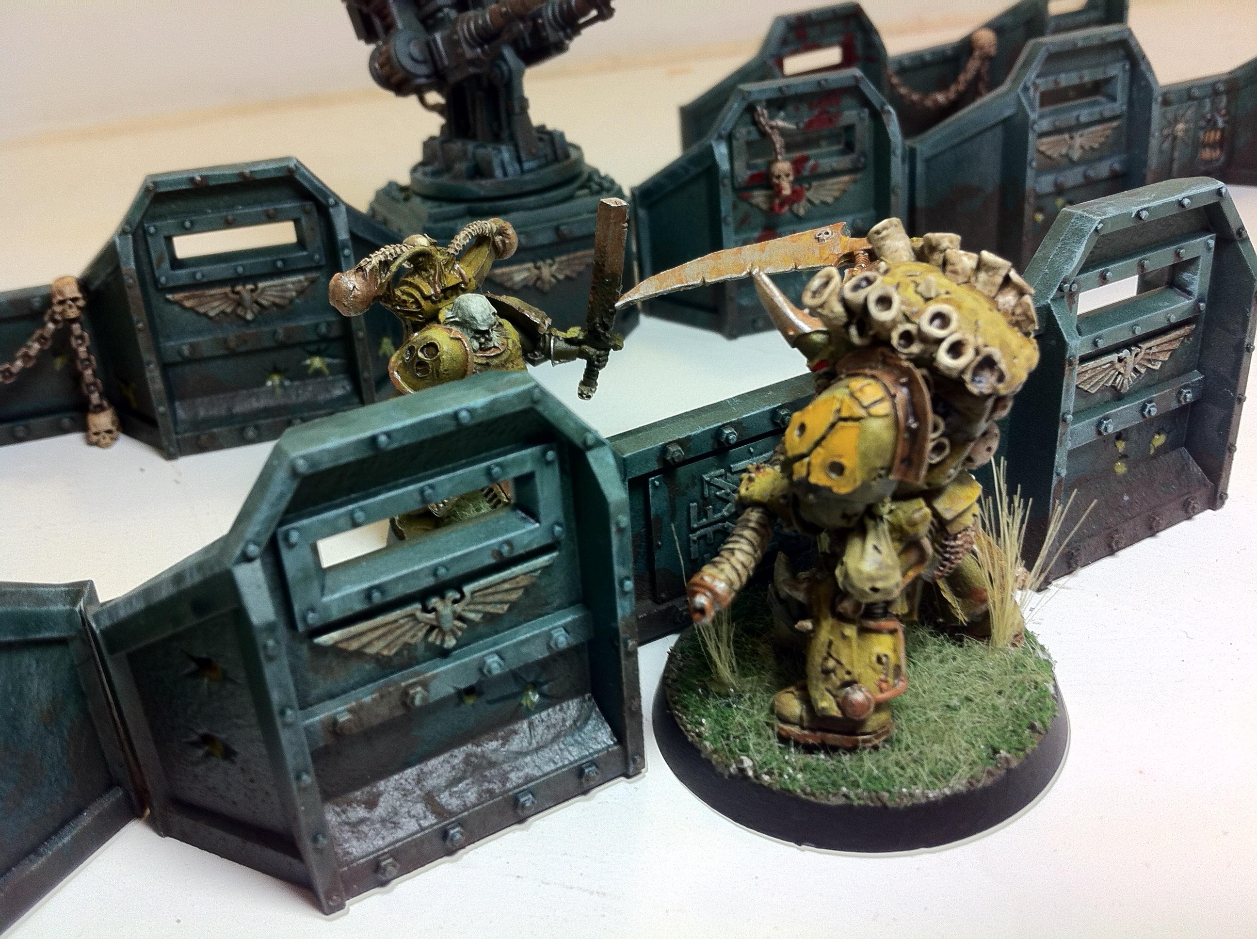 Adl, Aegis Defense Line, Airbrush, Chaos, Fortification, Quadgun