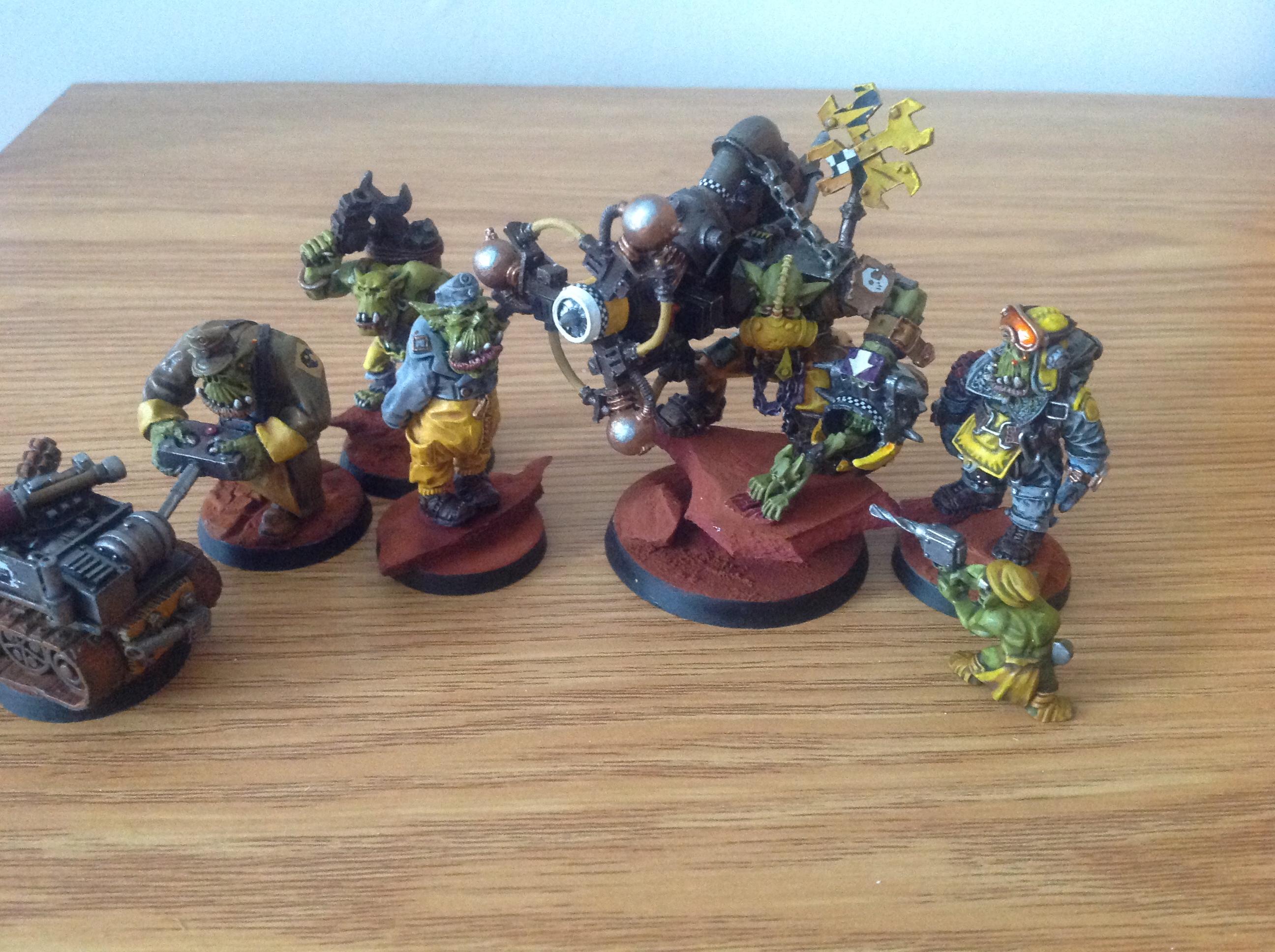 Walker support and one HQ Big Mek