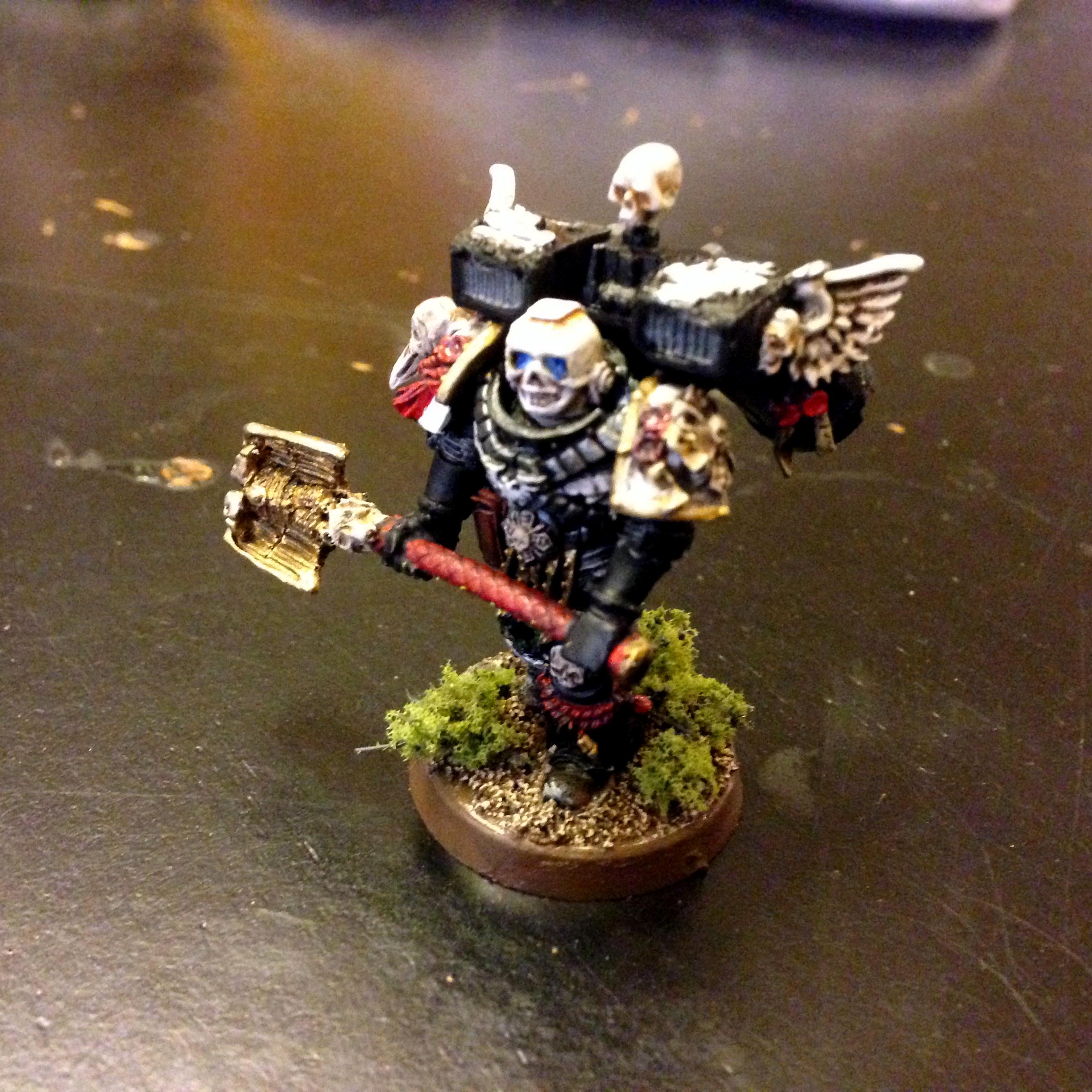 Chaplain, Lord Executioner, Raven Guard, Work In Progress