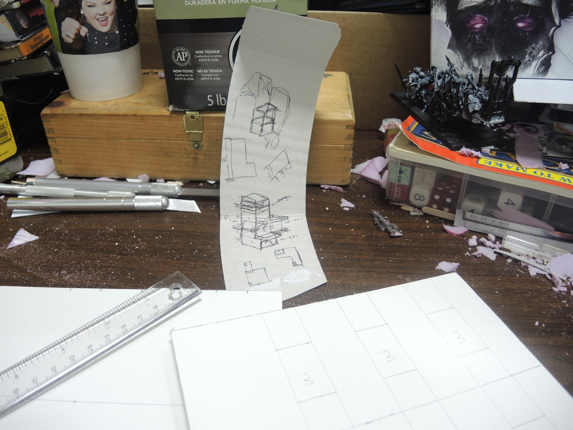 Commission, Hot Glue, Hotglue, Mesa, Pink, Styrofoam, Terrain, Tutorial, Waaazag, Waazag, Work In Progress