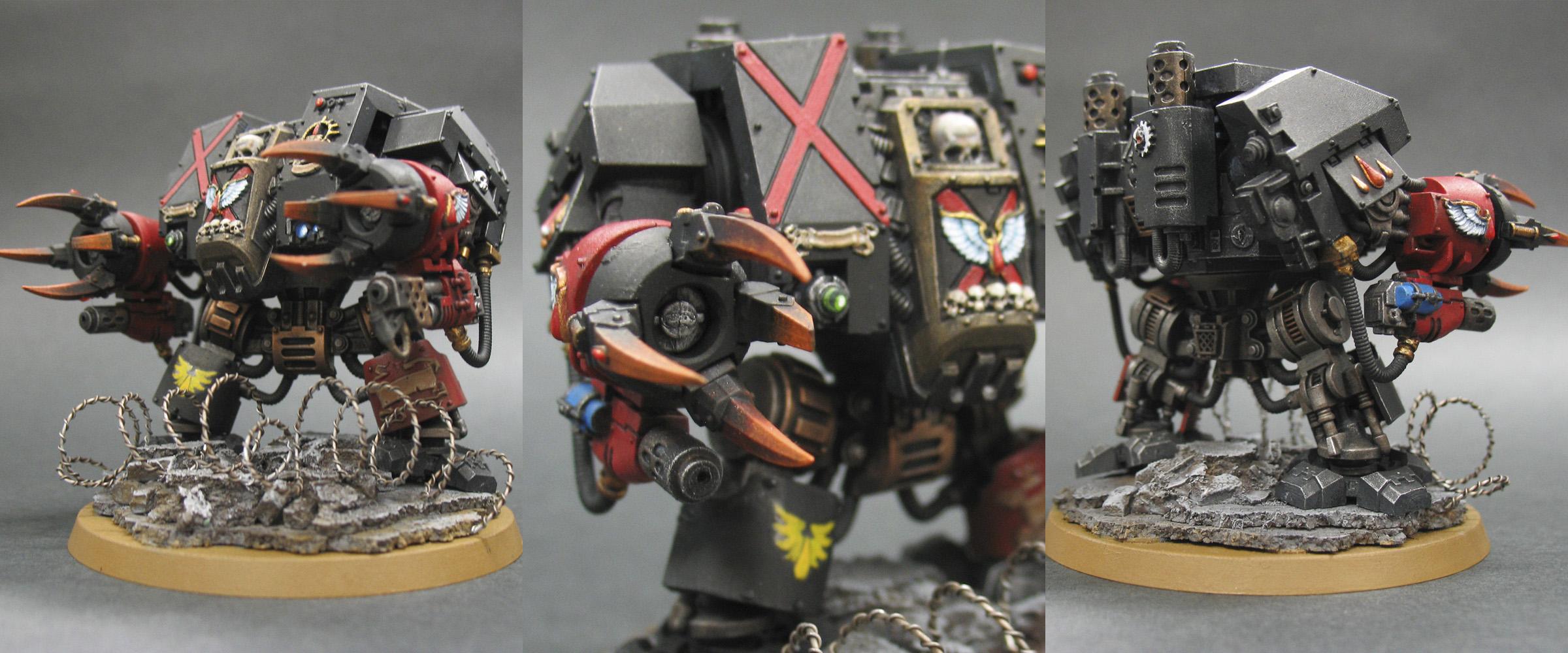 Blood Angels, Death Company, Dreadnought, Furioso, Space Marines, Venerable