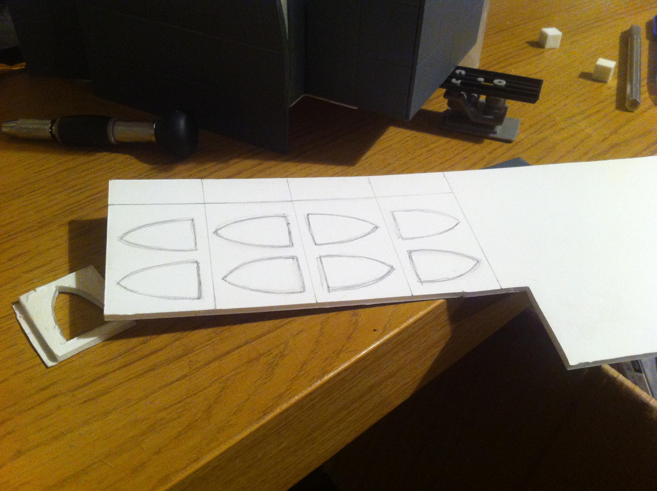 hand drawing the windows (again)