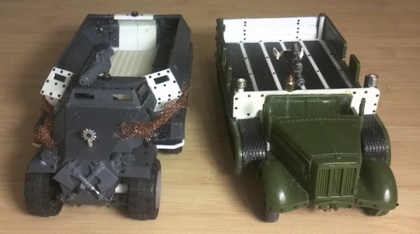 Conversion, Germans, Halftrack, Orks, Trukk, World War 2