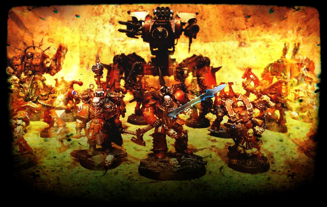 Army, Chaos, Chaos Space Marines, Conversion, Khorne's Eternal Hunt, Kitbash, Warhammer 40,000, World Eaters