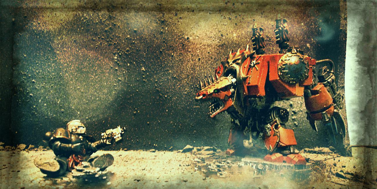 Chaos, Chaos Space Marines, Dreadnought, Helbrute, Khorne, Khorne's Eternal Hunt, Marax The Fallen, Warhammer 40,000, World Eaters
