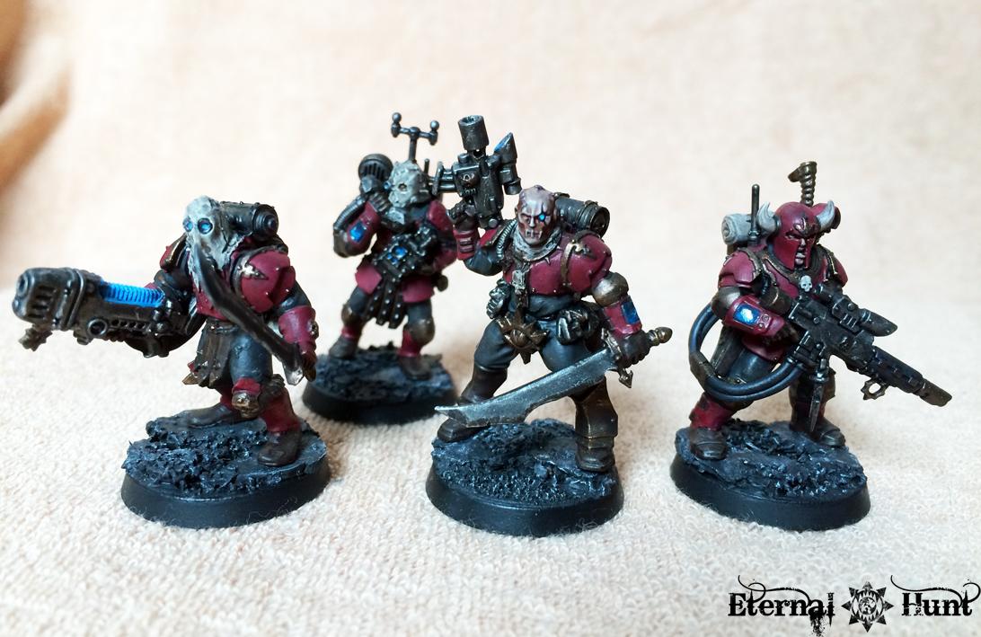 Chaos, Conversion, Kitbash, Renegade Militia, Renegades, Traitor Guard, Urash's Marauders, Warhammer 40,000, Work In Progress