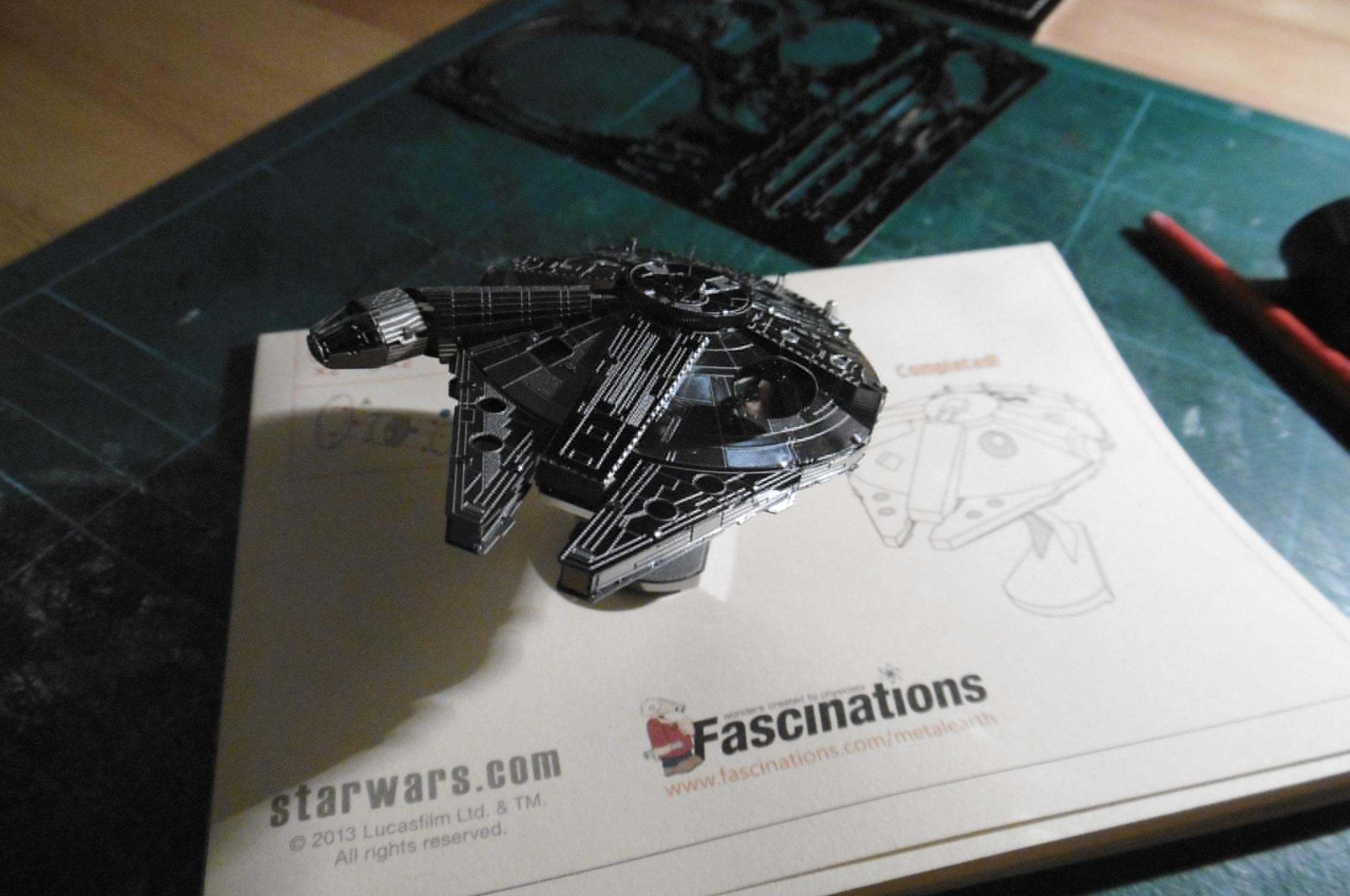 3d, Falcon, Kit, Metal, Millenium, Star, Wars