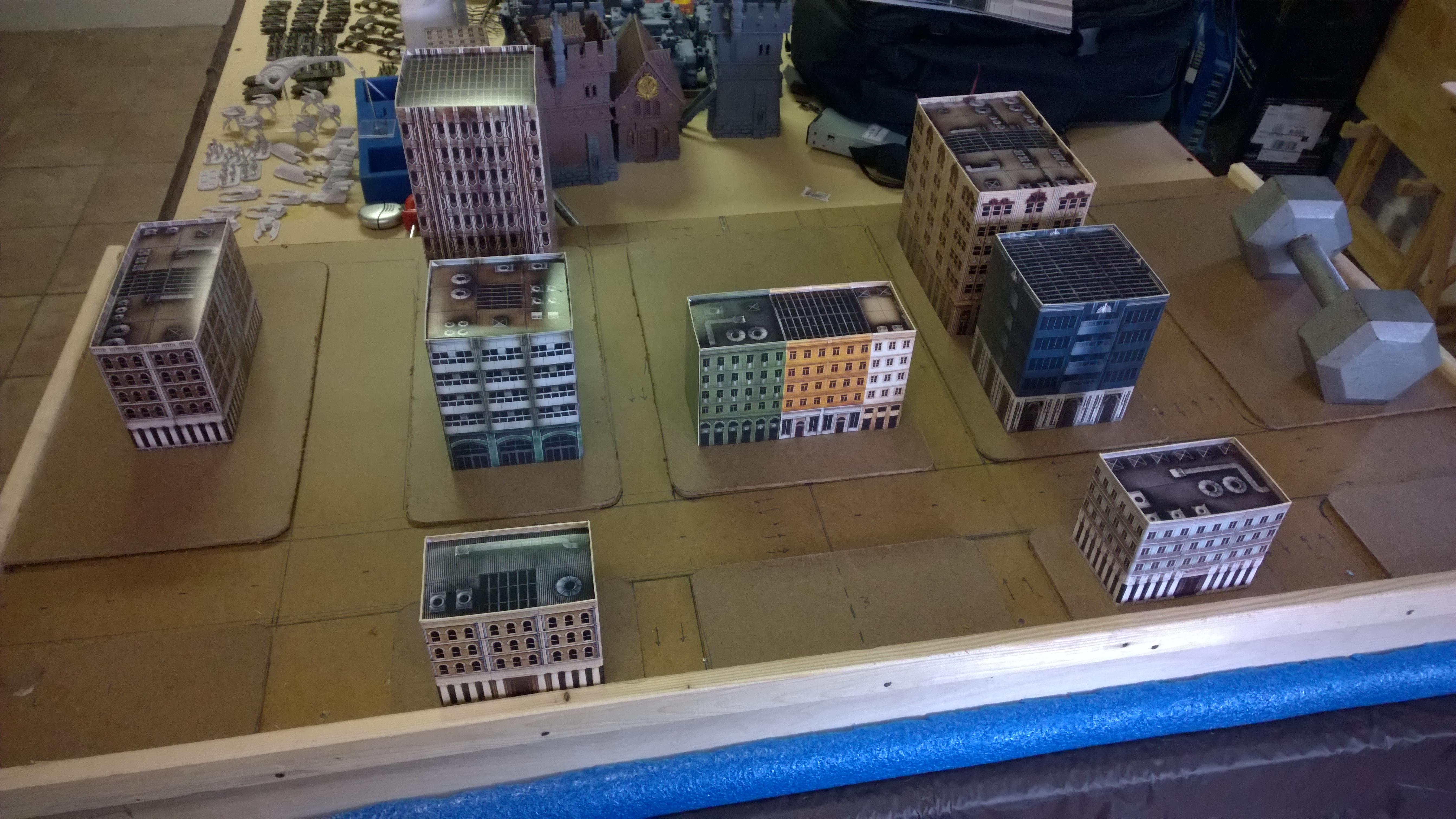 10mm, Dropzone Commander, Dzc, Game Table, Scratch Build