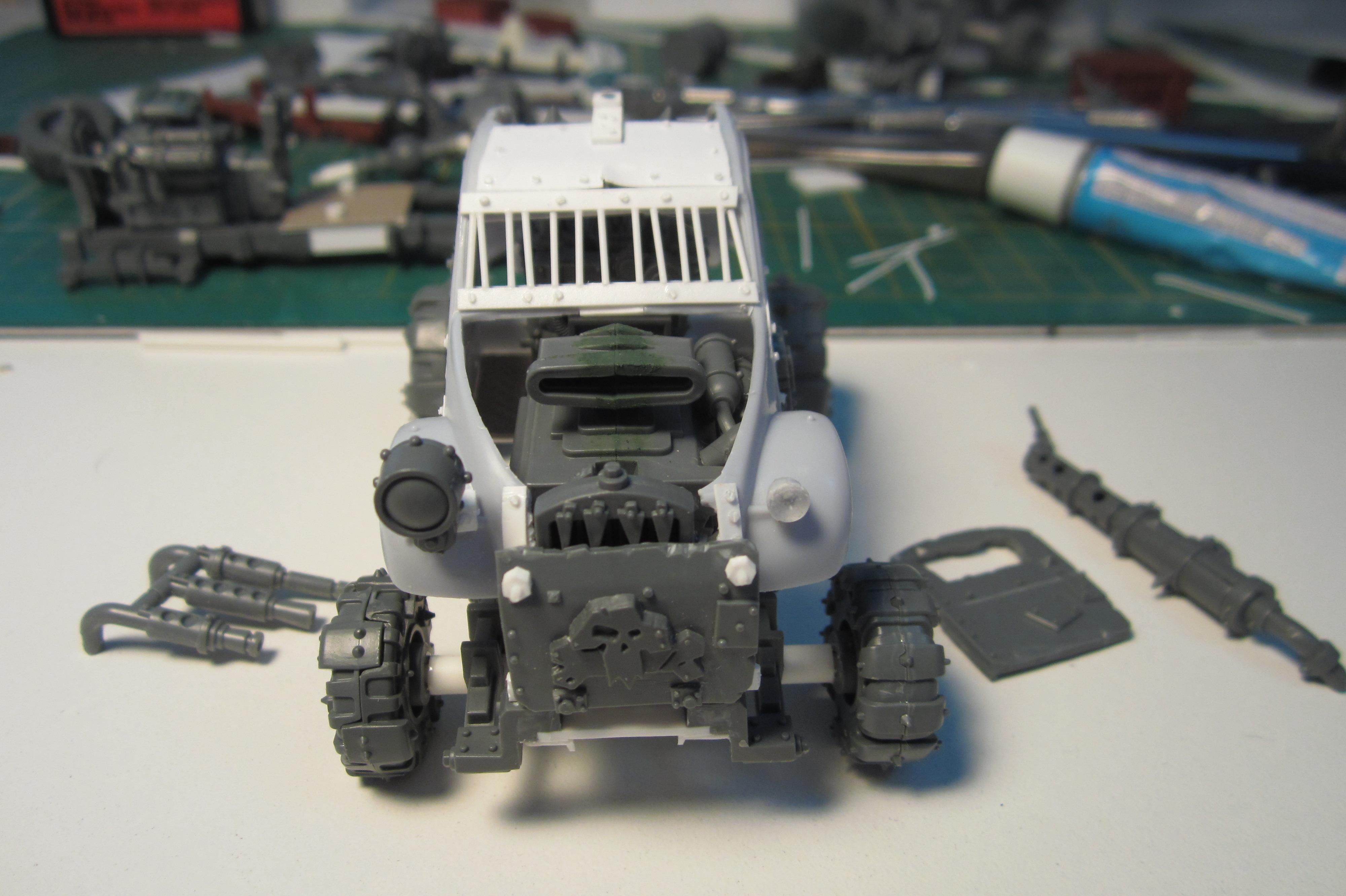 Cars, Conversion, Gorka Morka, Ork Buggies, Ork Buggy, Orks, Vehicle, Warhammer 40,000