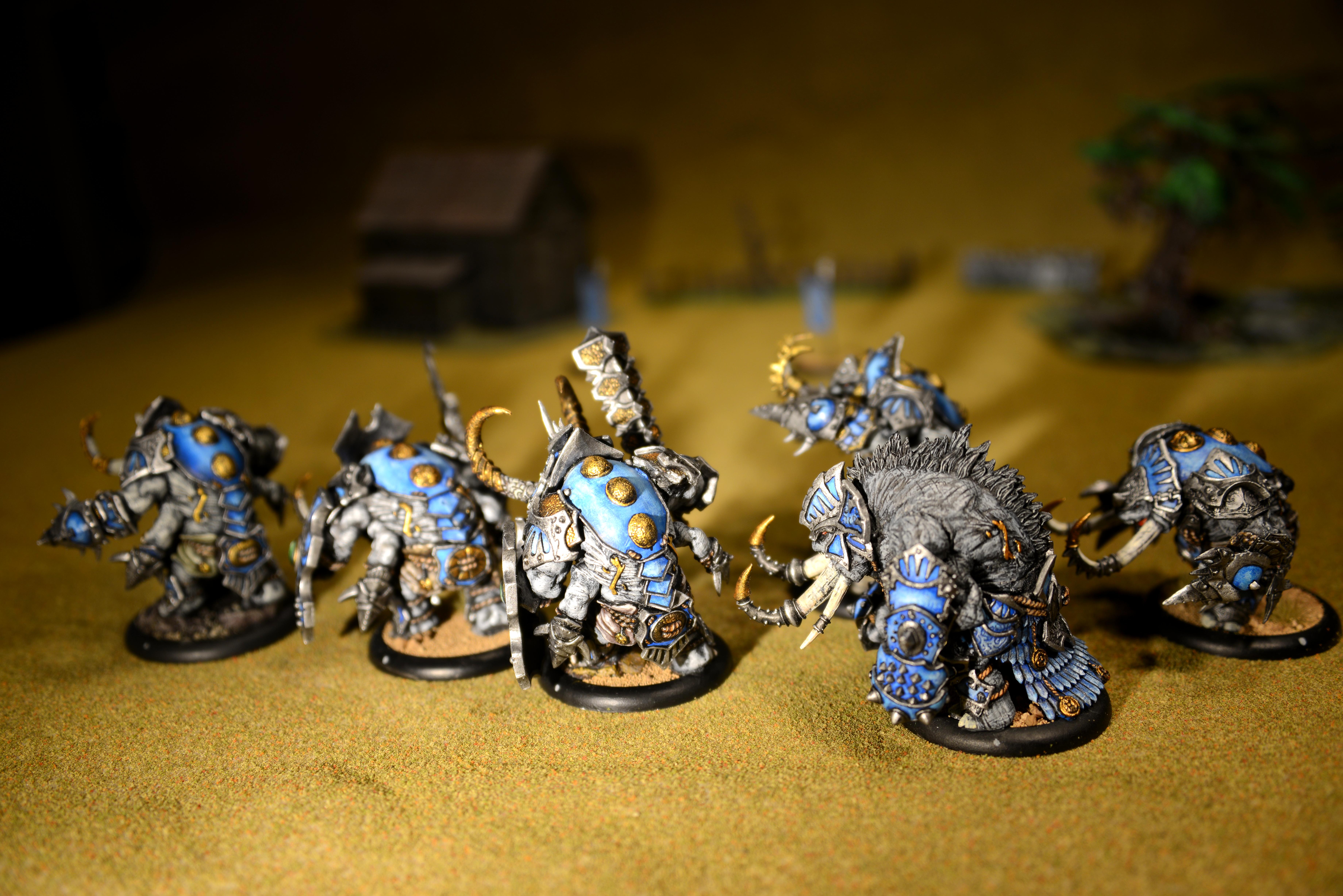 Bronzeback Titan, Gladiator, Hordes, Sentry, Skorne, Tiberion, Titan, Warbeast, Warbeasts