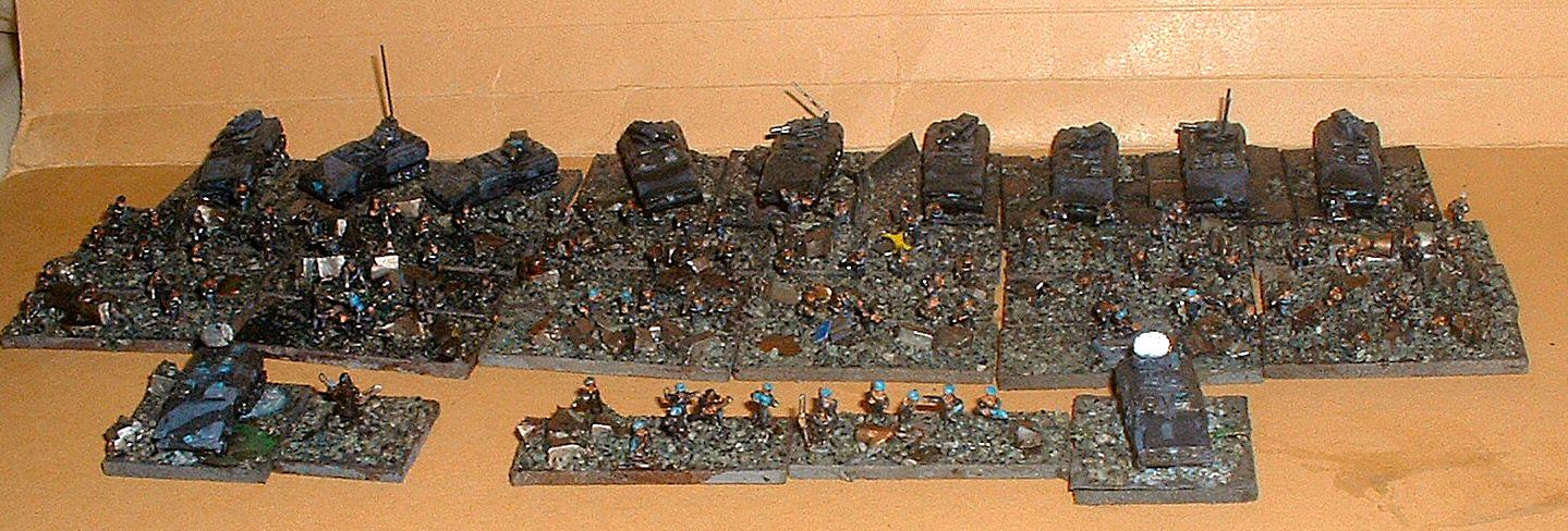6mm, Epic, Imperium, 24th Company 232nd Hrin Infantry