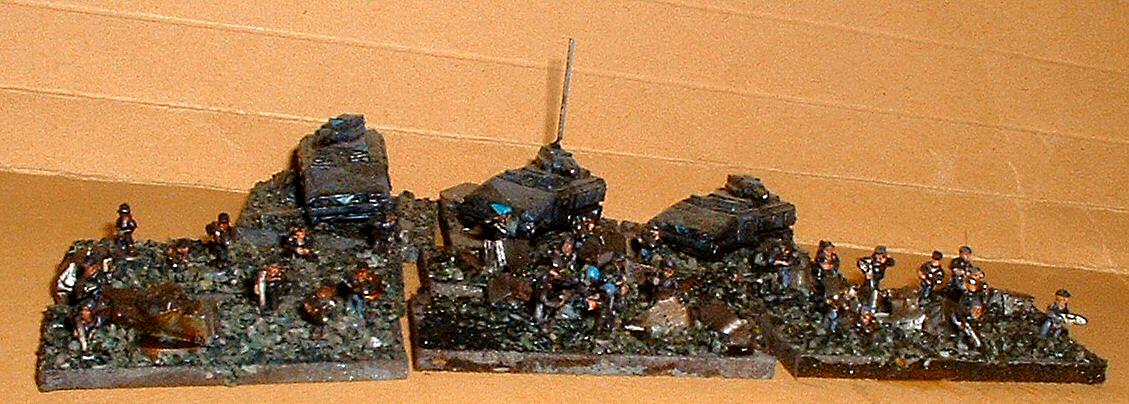 6mm, Epic, Imperium, A Platoon 232nd Hrin Infantry