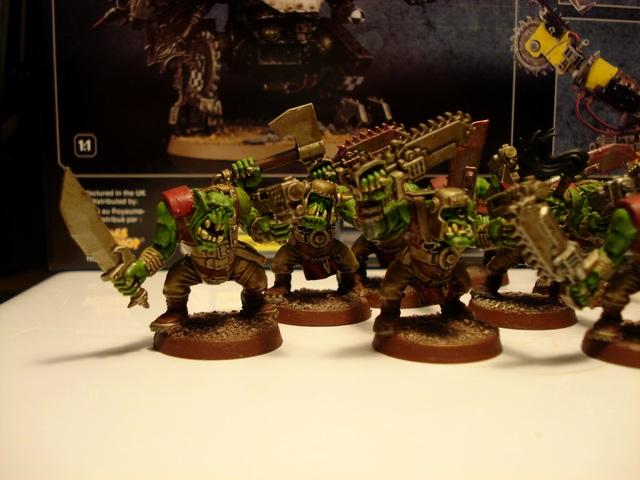 Boy, Nob, Orks, Slugga boyz close-up
