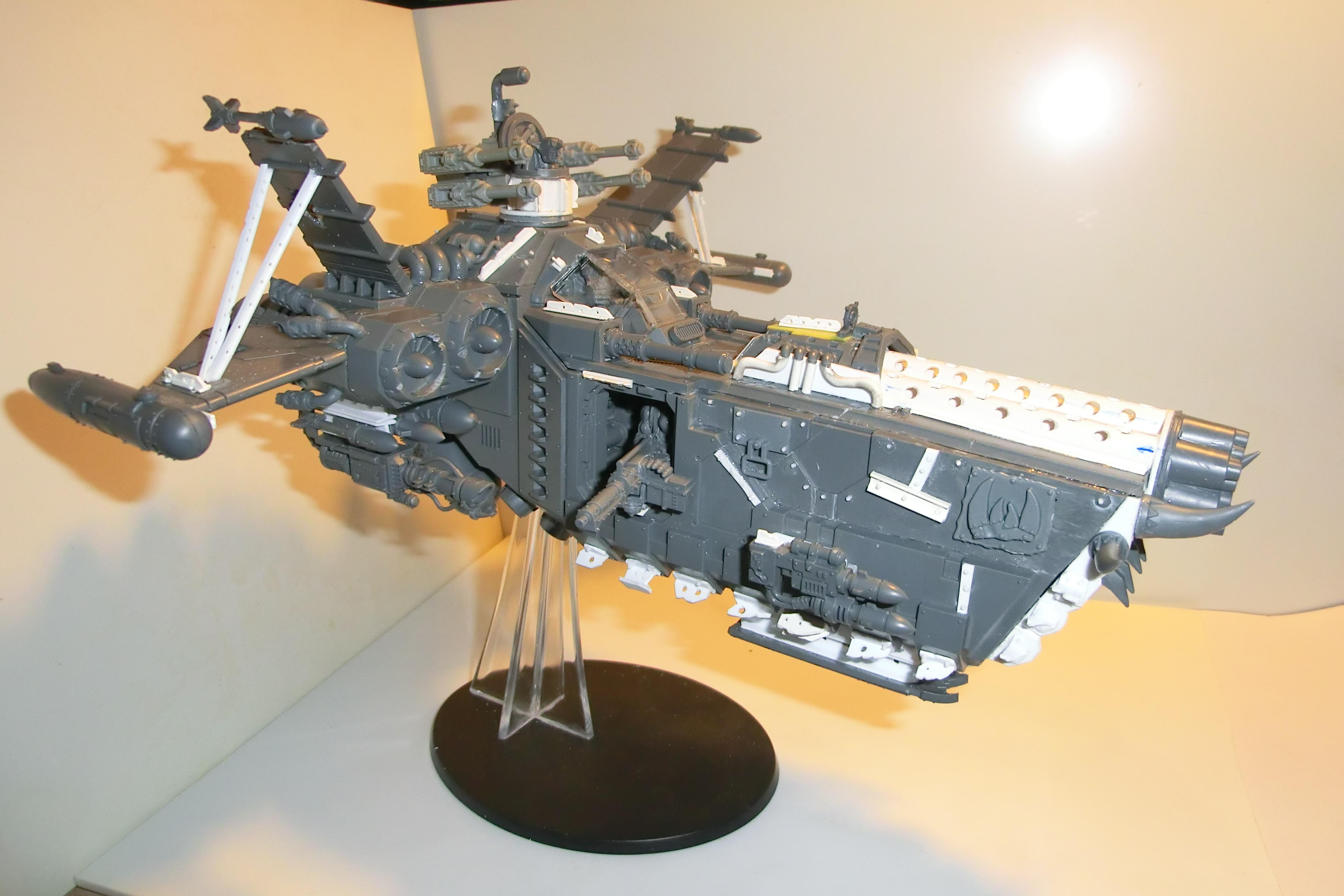 Evil Sunz, Flyer, Orks, Scratch Build, Stormwolf