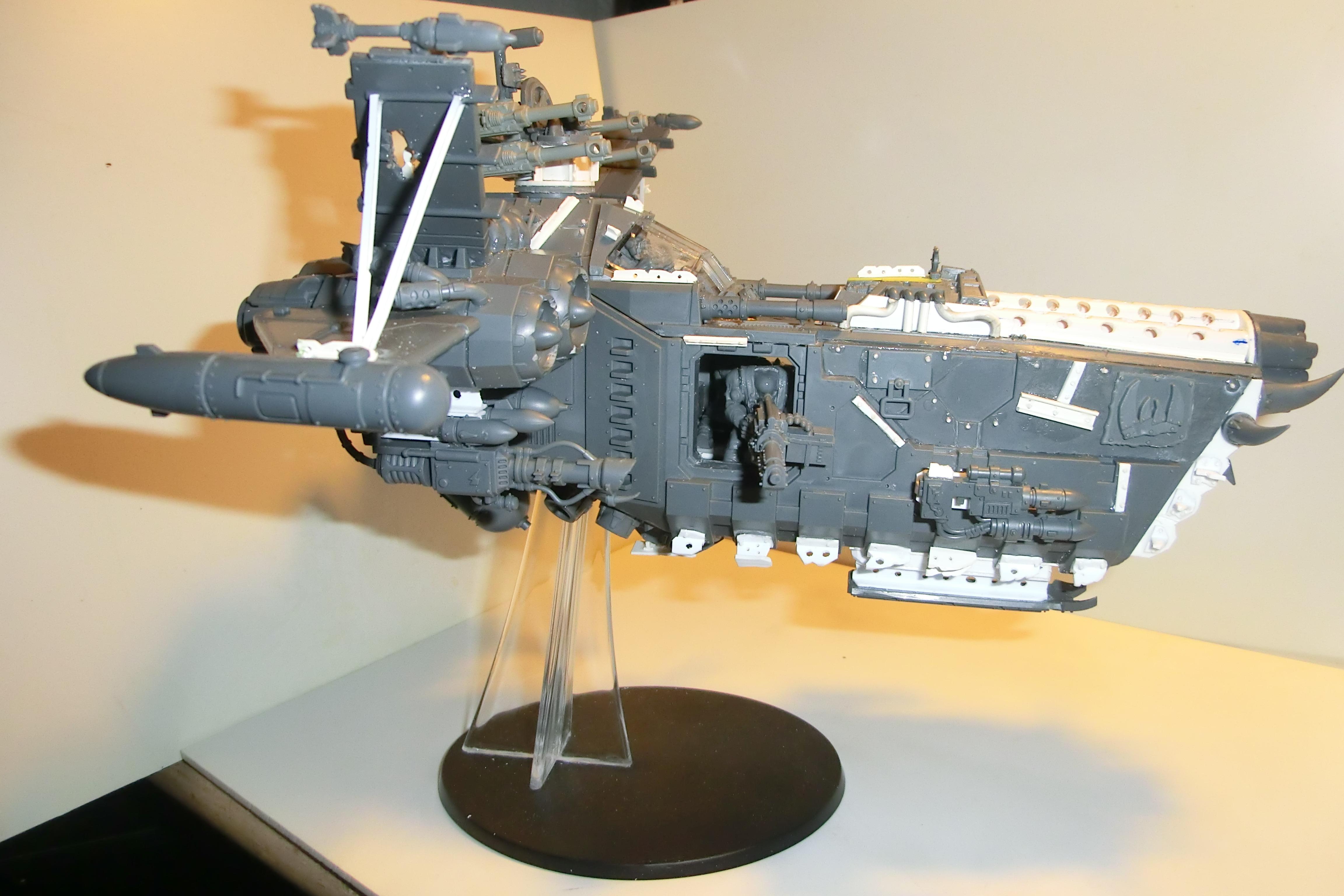 Evil Sunz, Flyer, Orks, Scratch Build, Stormwolf