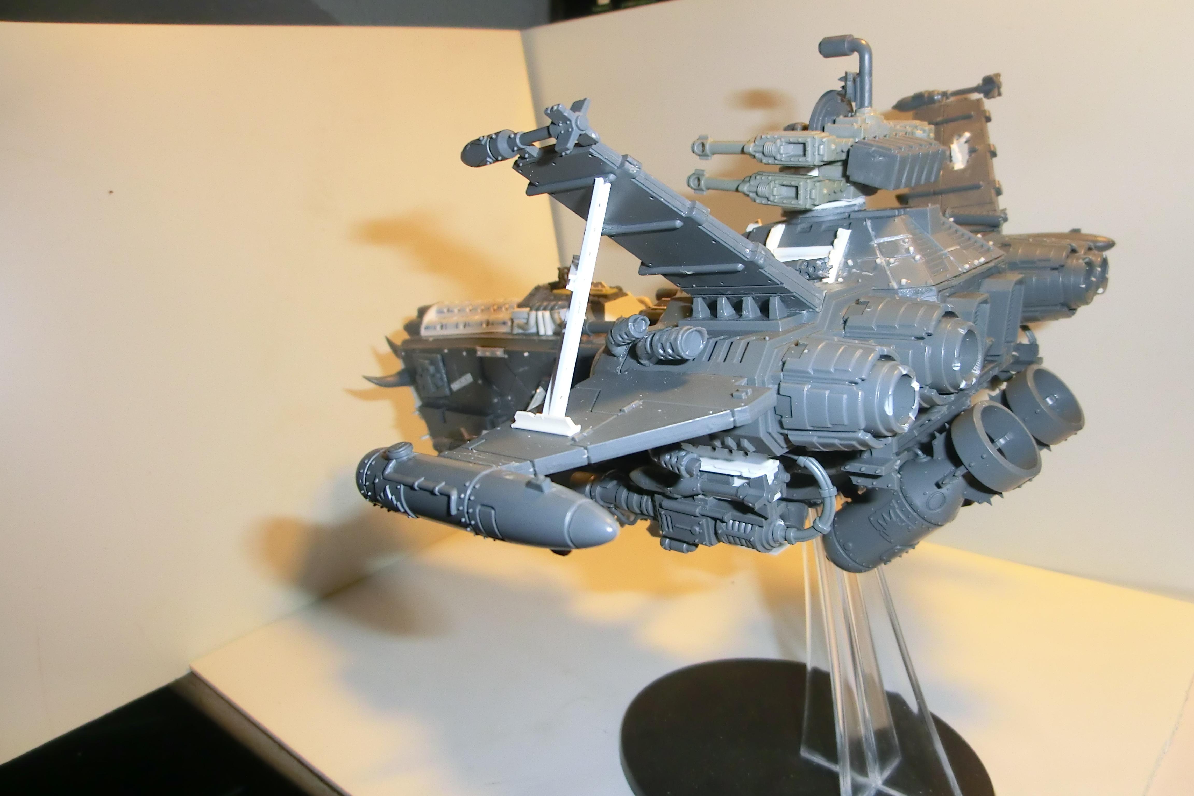 Evil Sunz, Flyer, Orks, Scratch Build, Stormwolf