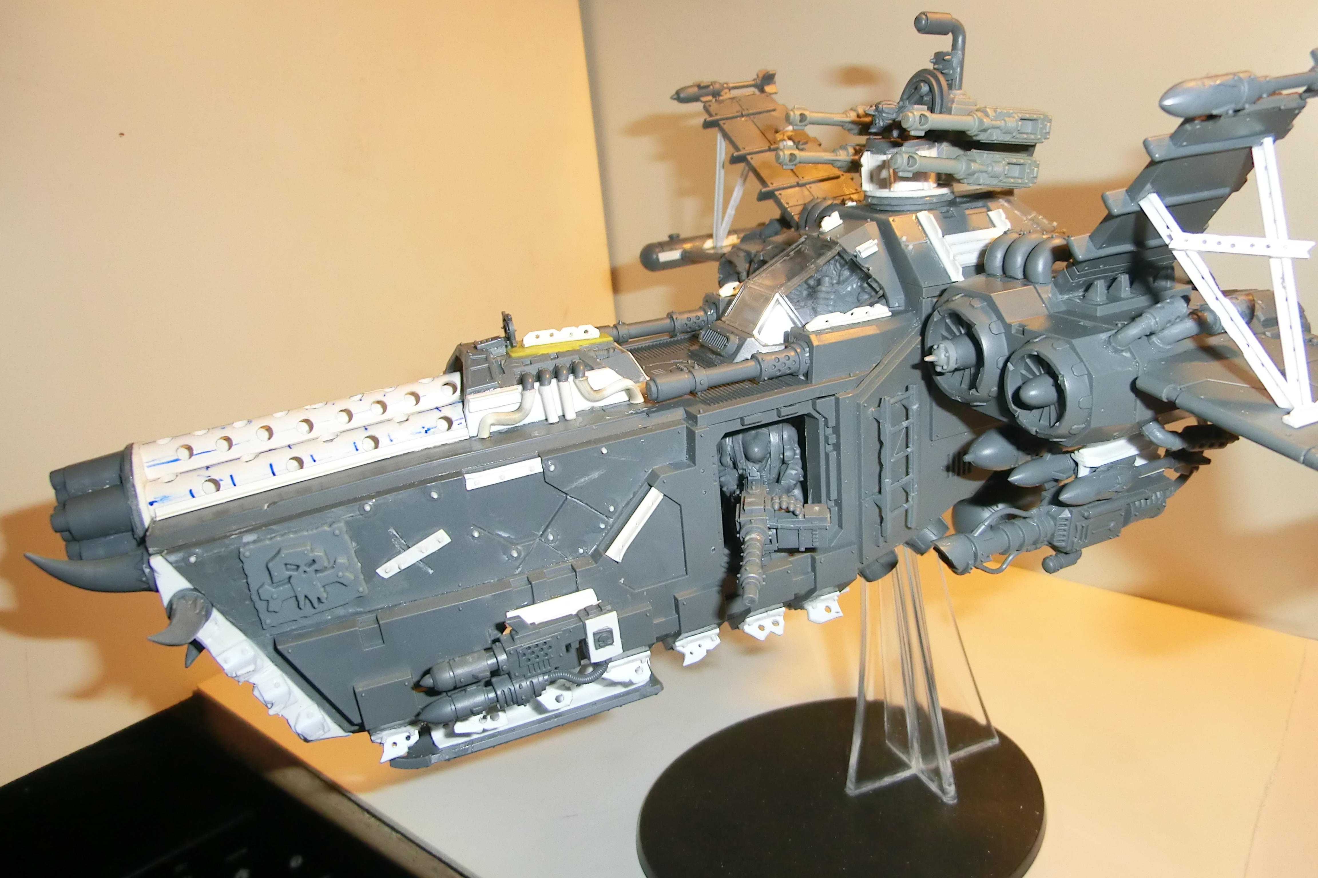Evil Sunz, Flyer, Orks, Scratch Build, Stormwolf